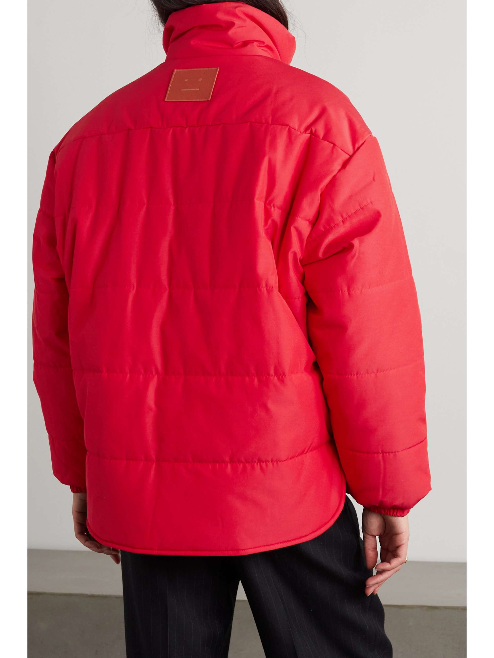 red canvas jacket