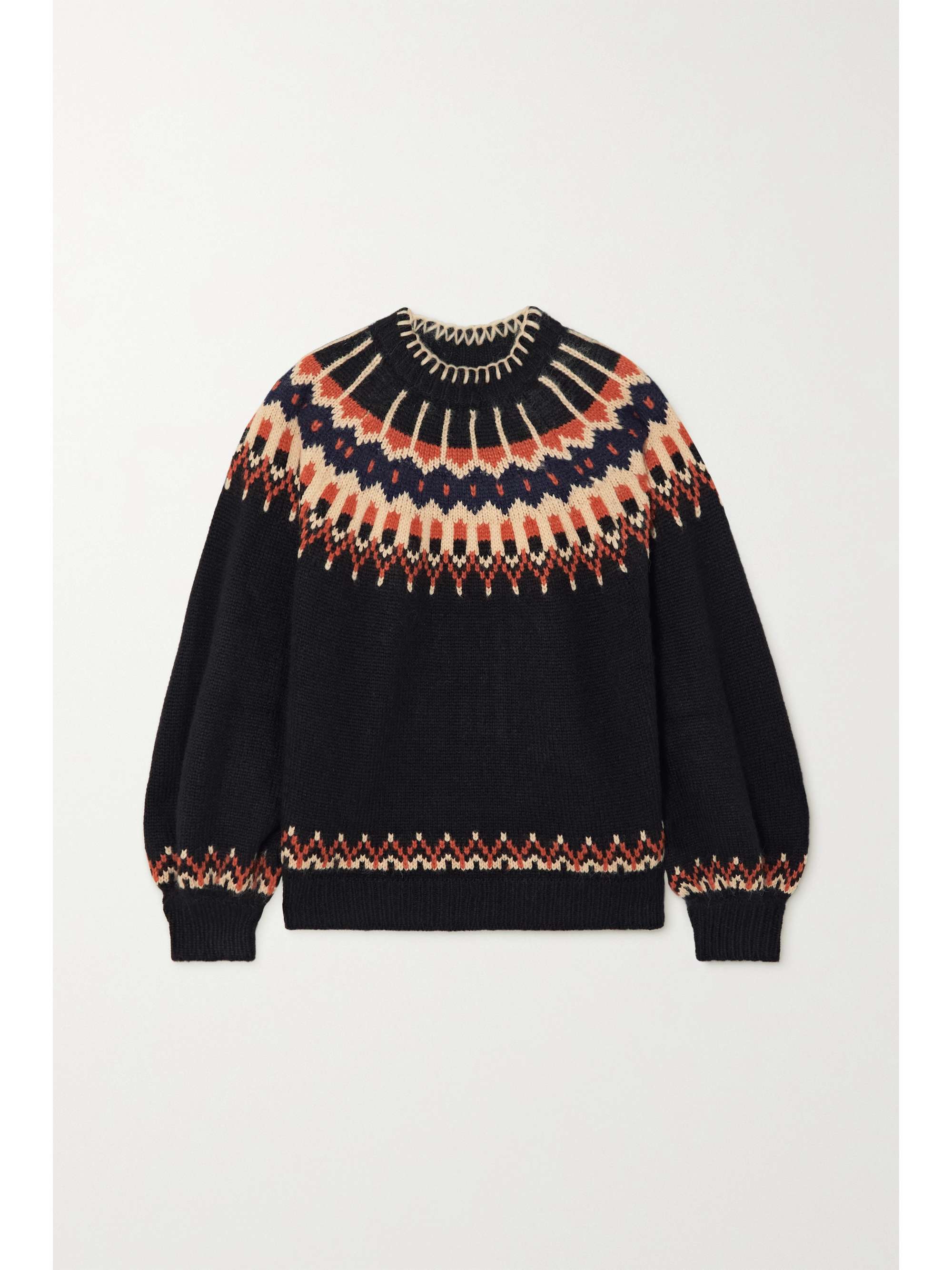 Oversized fairisle jumper Clearance
