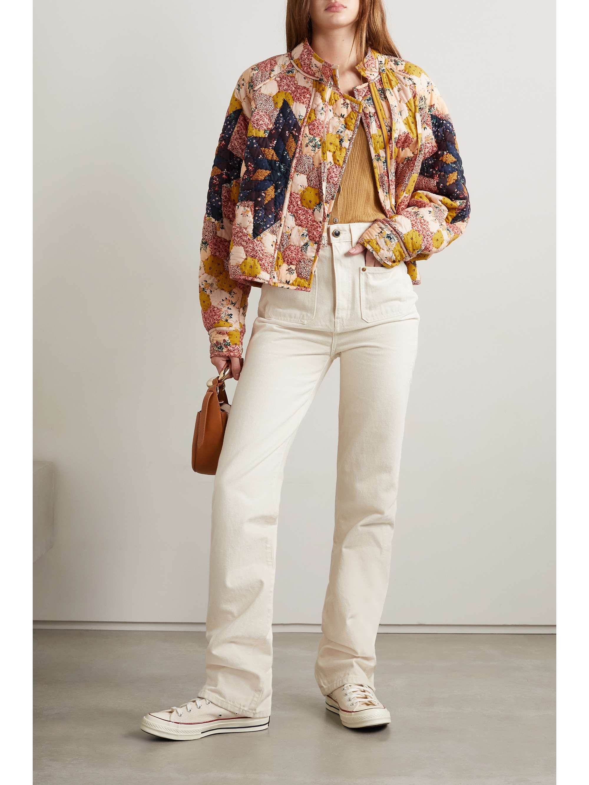 Mustard Elettra patchwork printed 