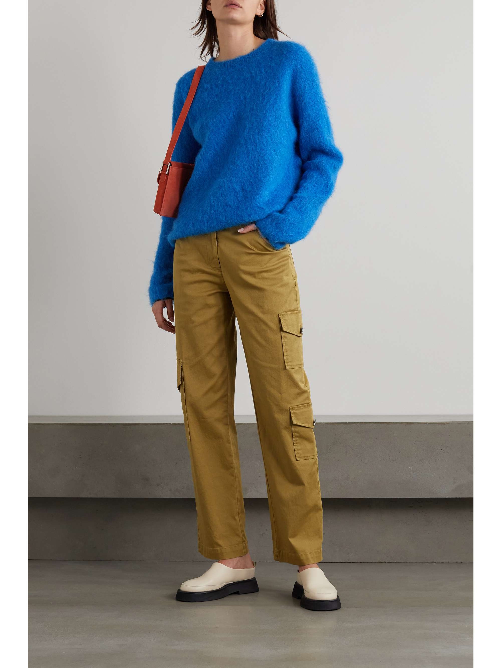 Camel Easton stretch-cotton twill 