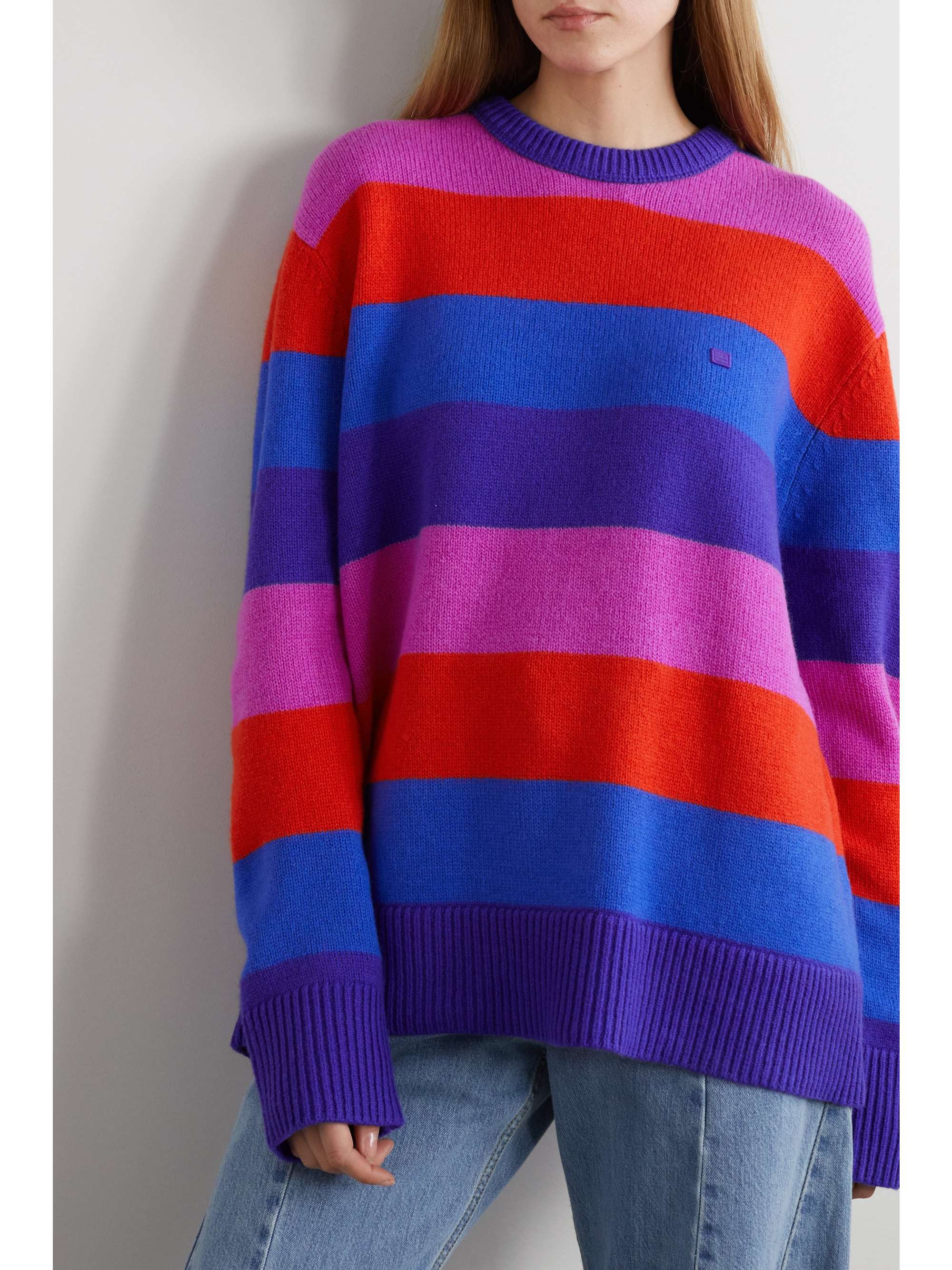 acne striped sweater