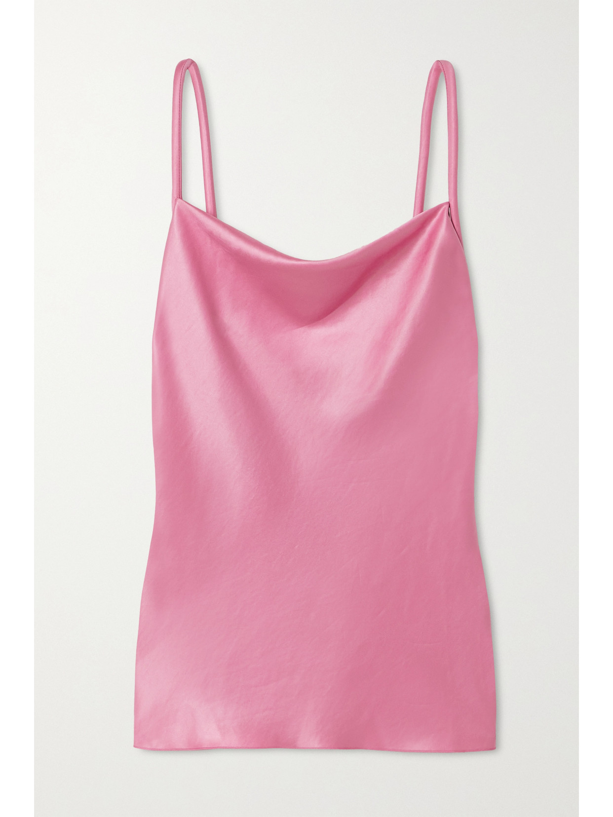Nanushka Neza Open-back Satin Camisole In Pink