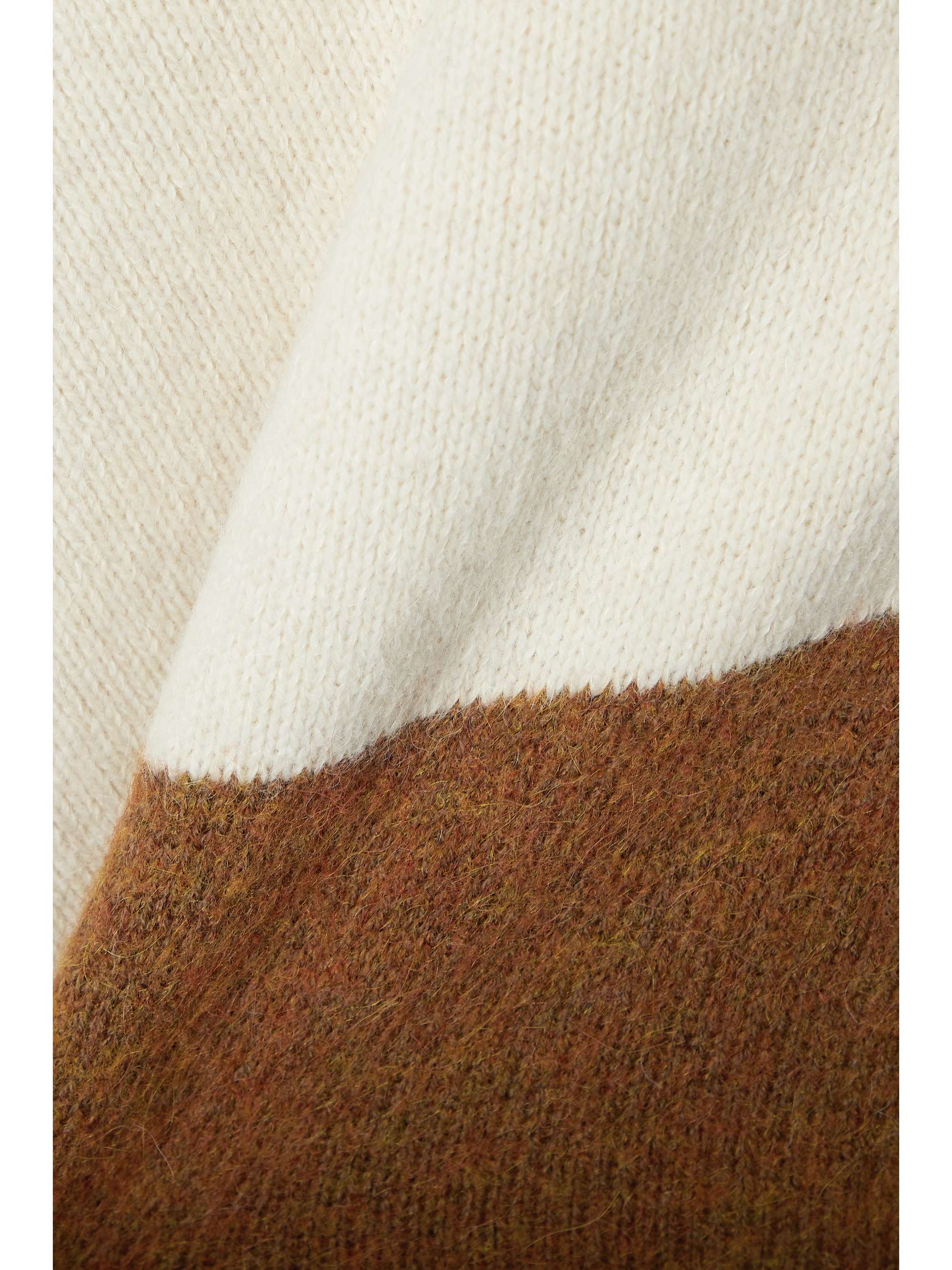 ACNE STUDIOS Striped wool-blend turtleneck sweater