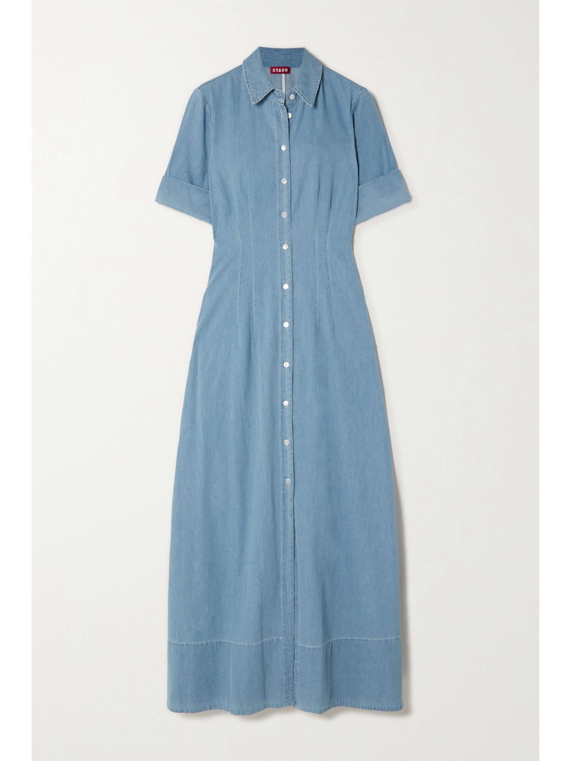 fall button down dress