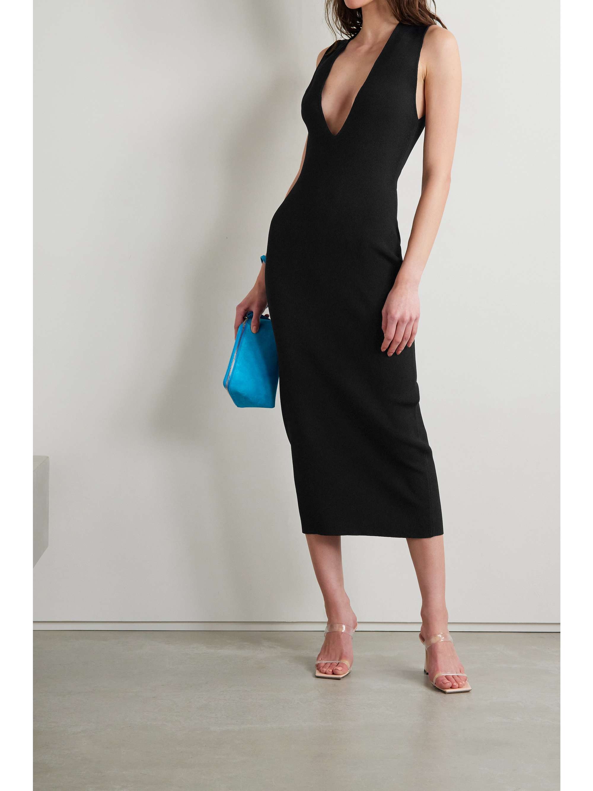 GAUGE81 Casar ribbed-knit midi dress