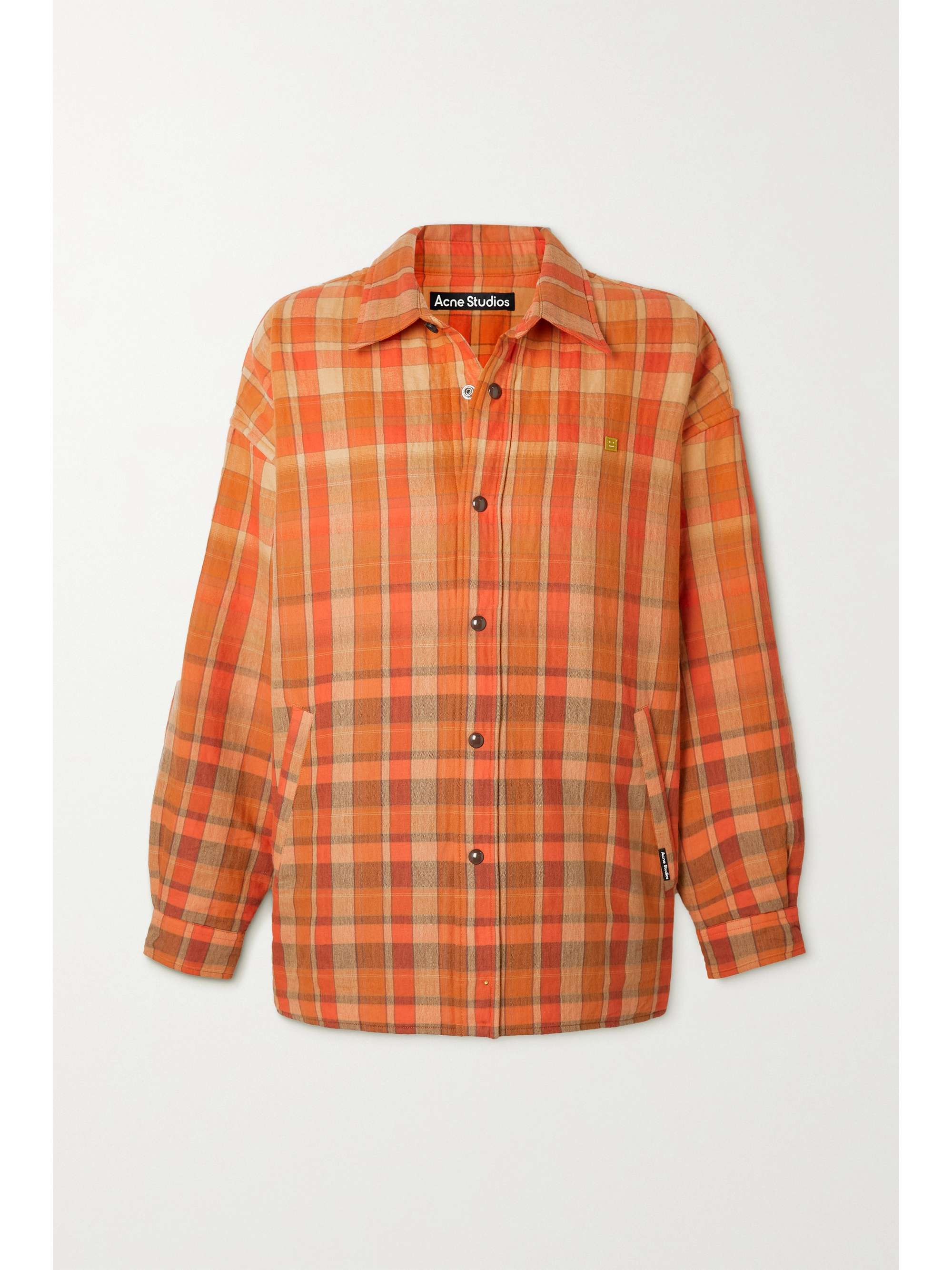 Orange Oversized padded organic cotton 