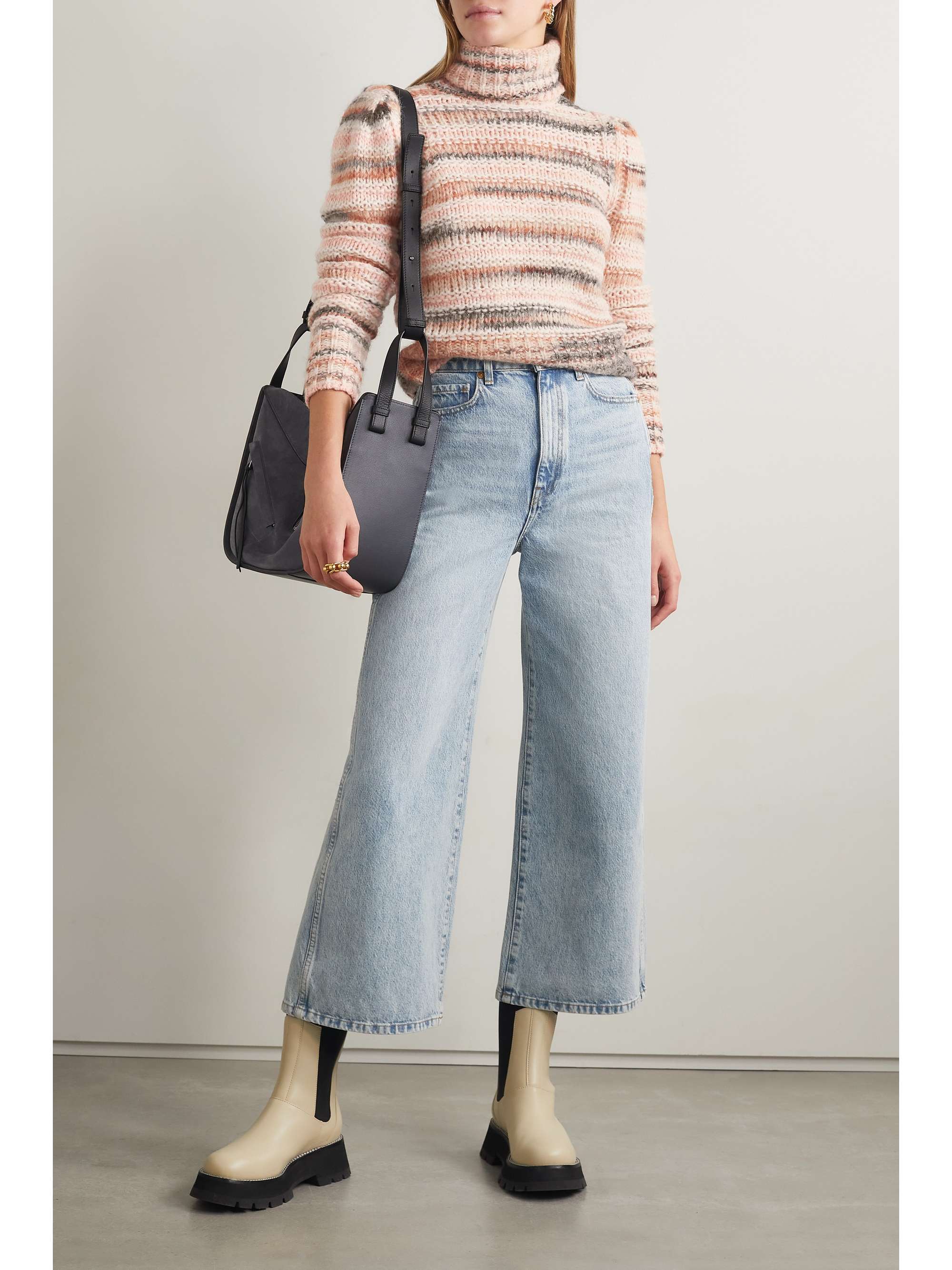 alc striped turtleneck