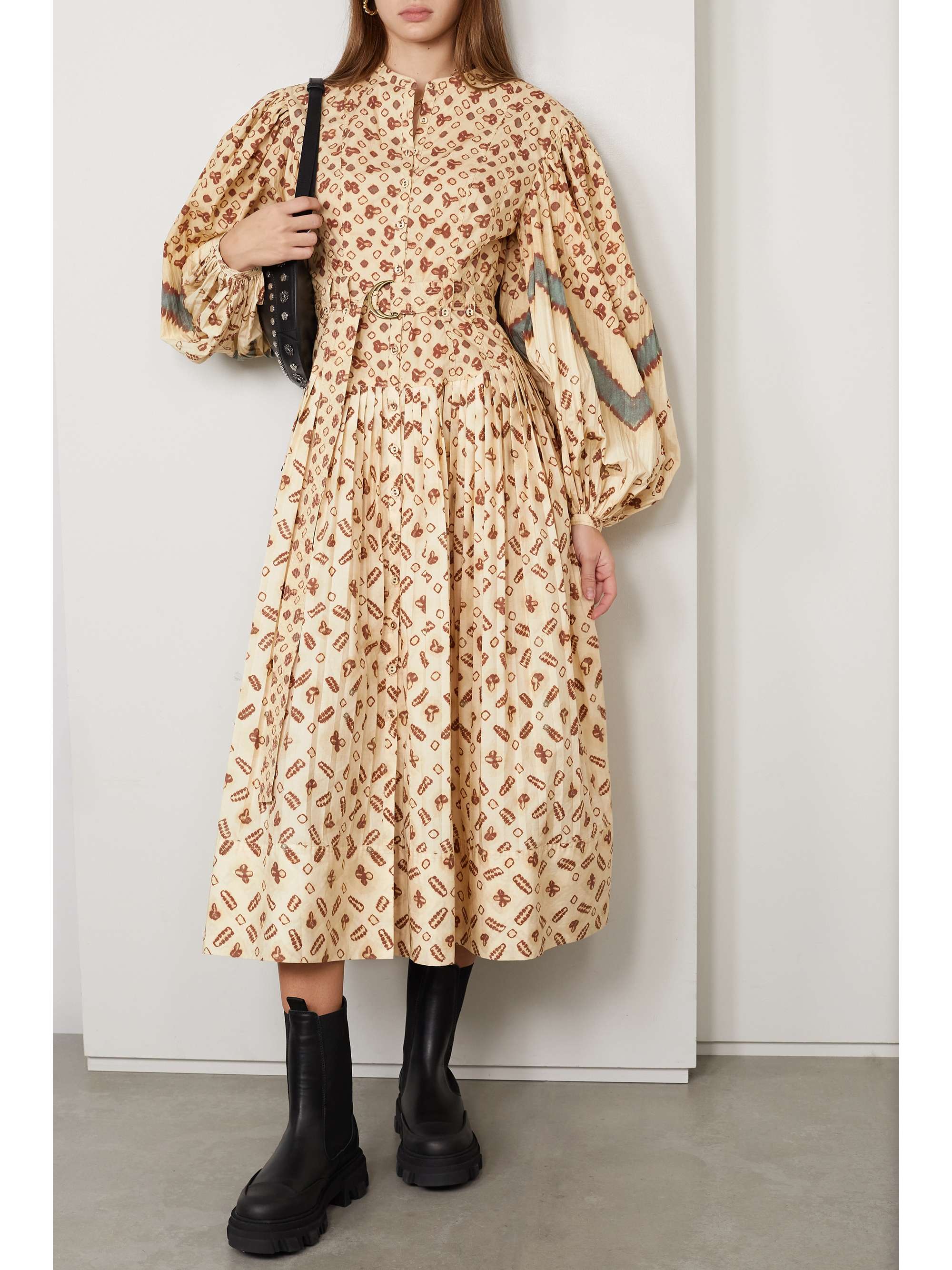 ulla johnson leopard dress