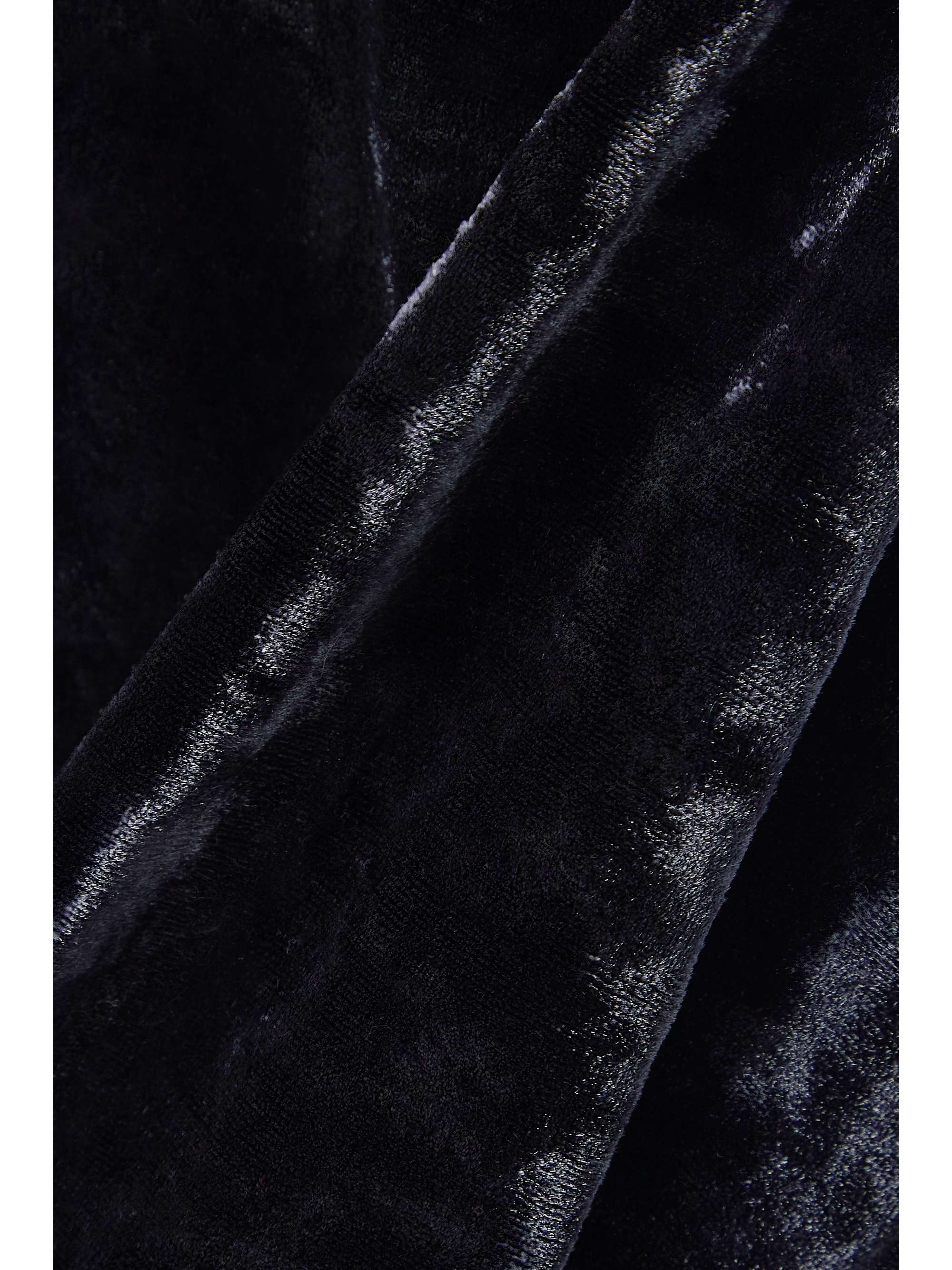A.L.C. Brielle cutout crushed-velvet maxi dress