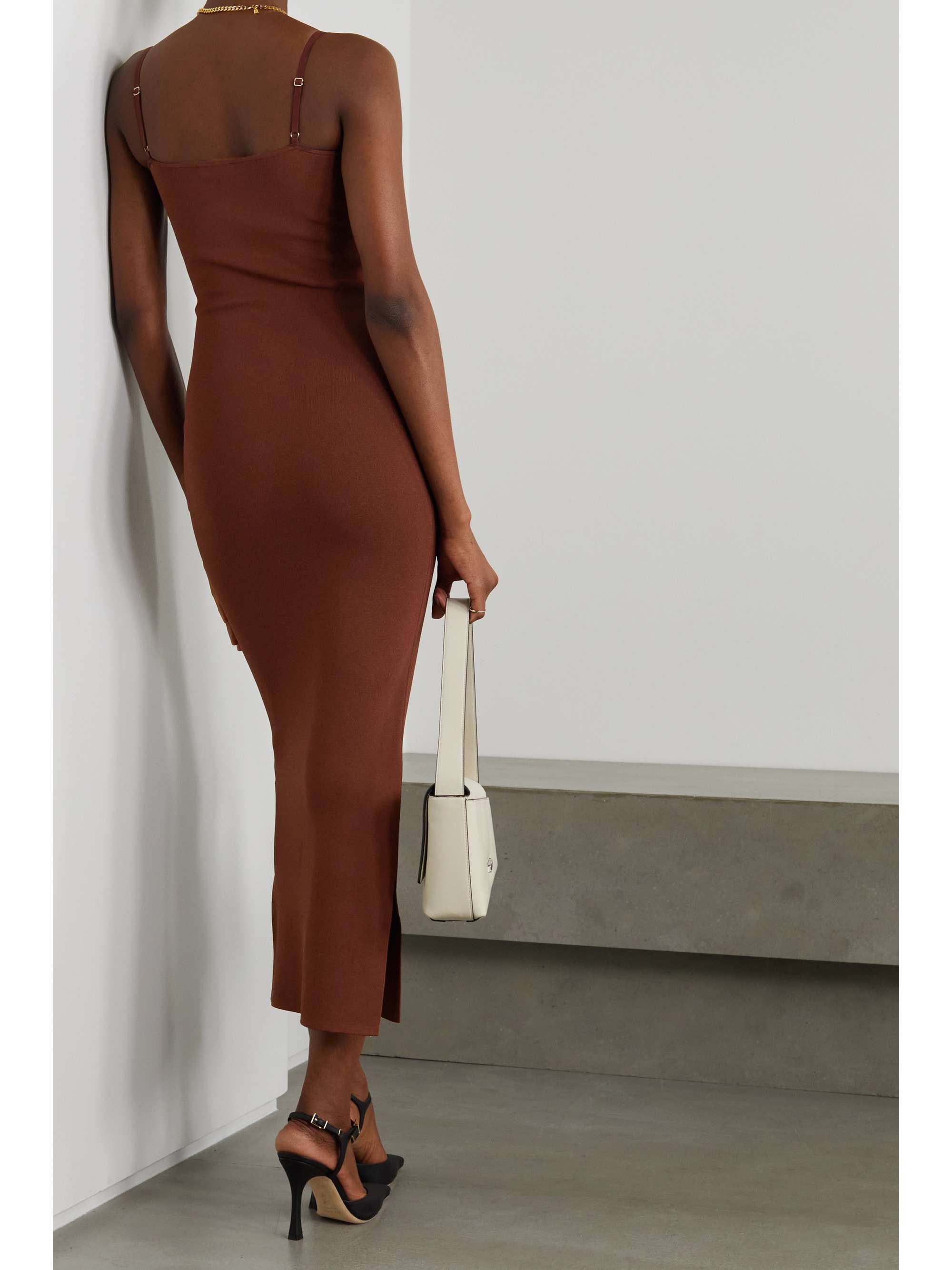 NANUSHKA Nyoka stretch-knit midi dress