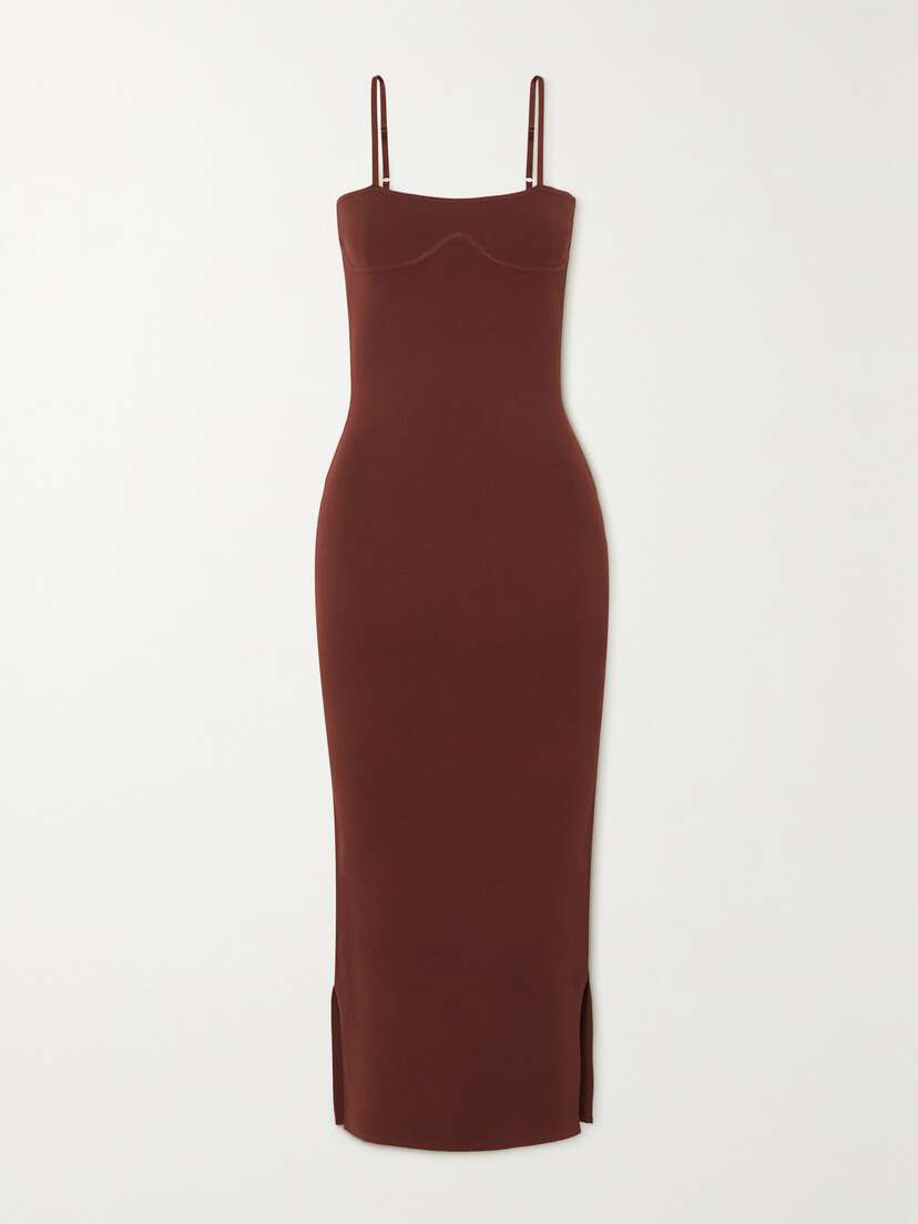 Nanushka Nyoka Stretch-knit Midi Dress