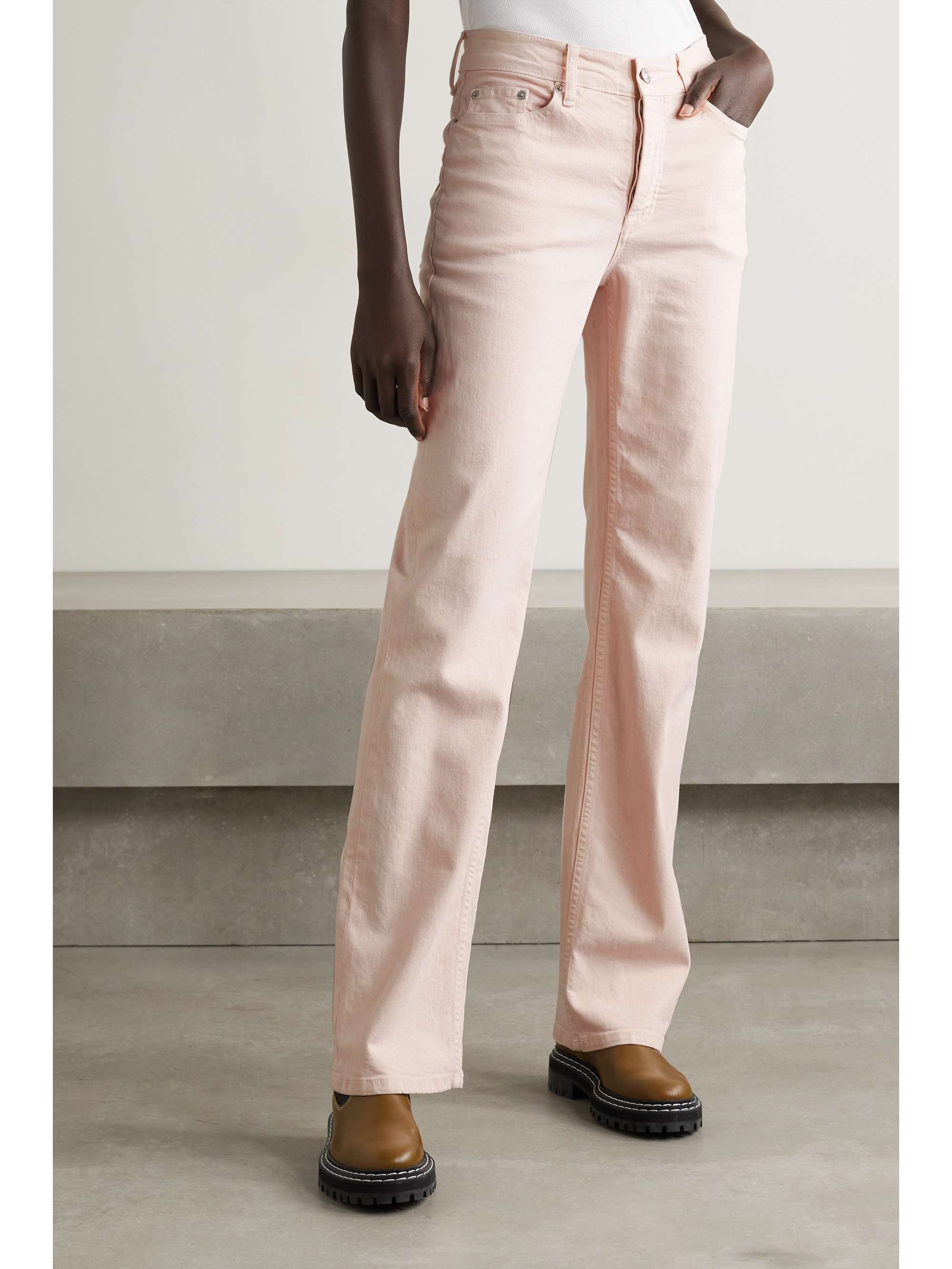 A.L.C. Edwin high-rise straight-leg jeans