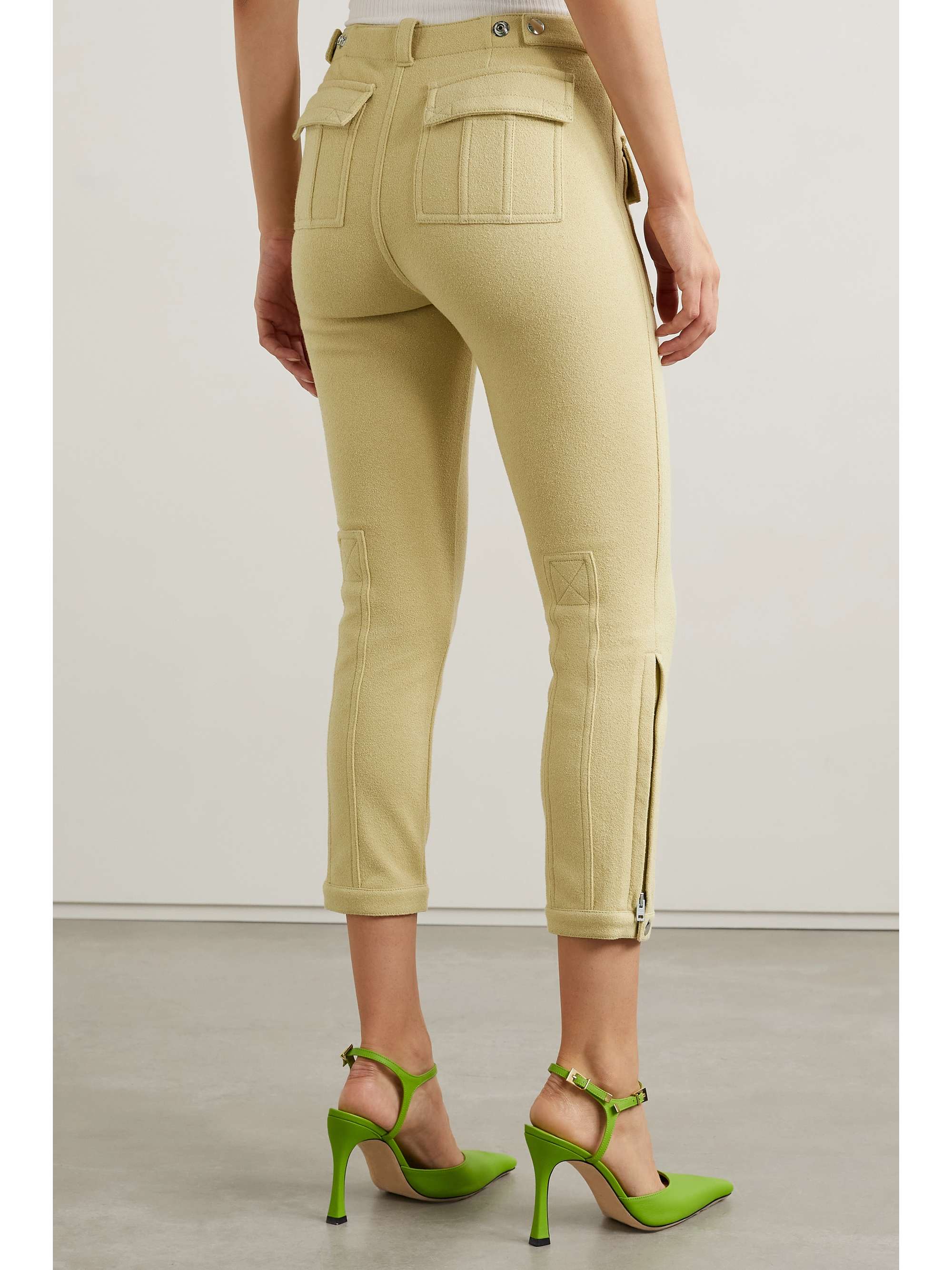 ACNE STUDIOS Cropped crepe skinny pants