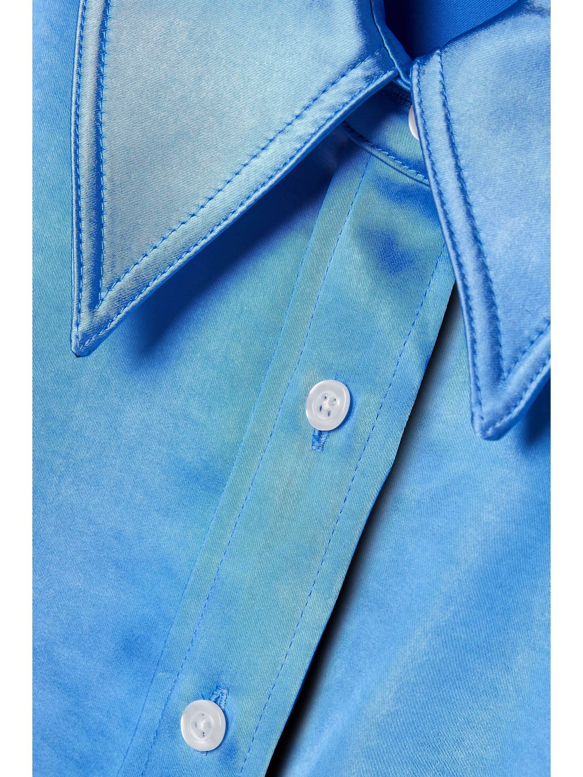 ALÉC Jagger hammered-satin shirt