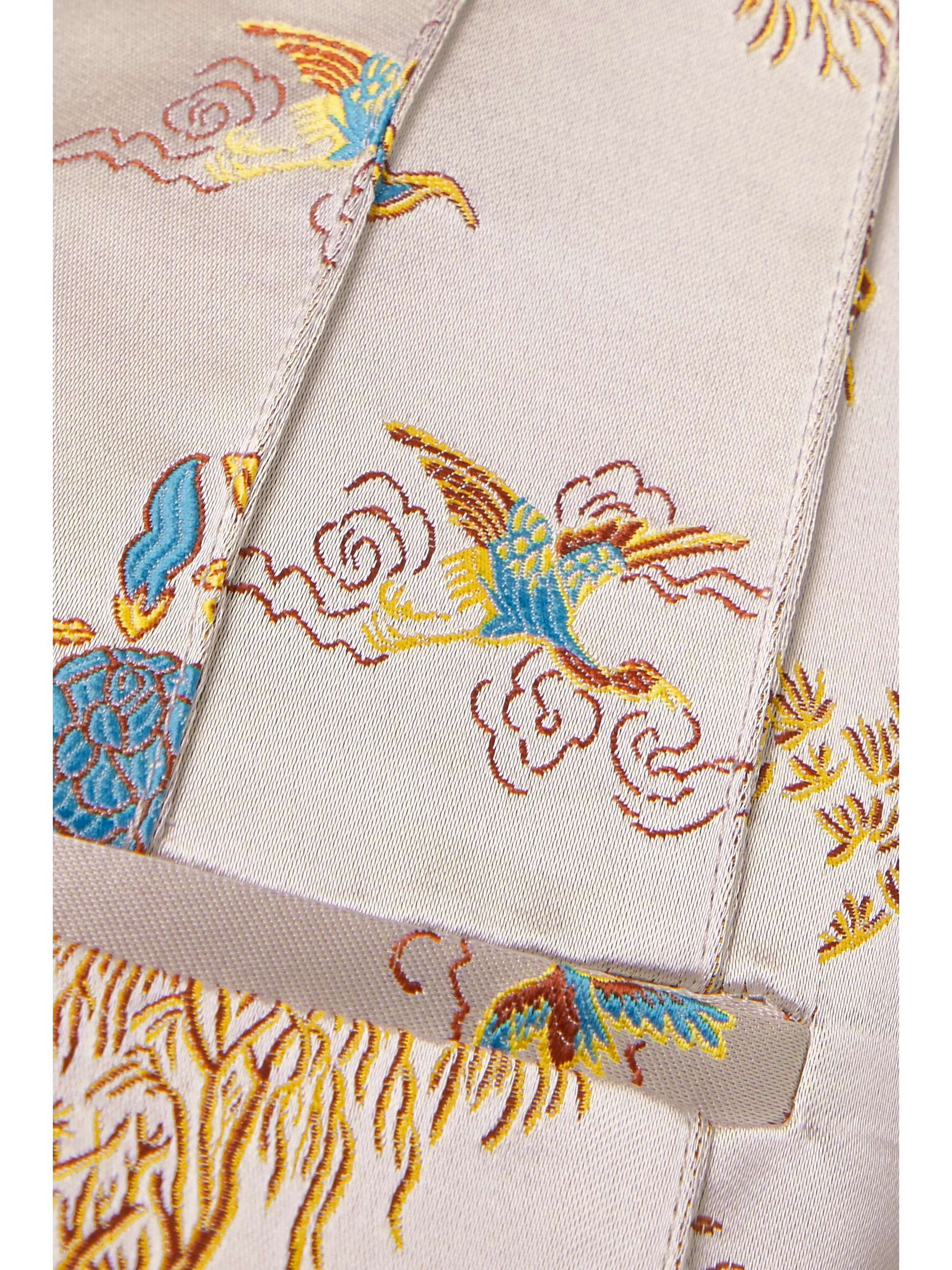 ACNE STUDIOS Satin-jacquard mini dress