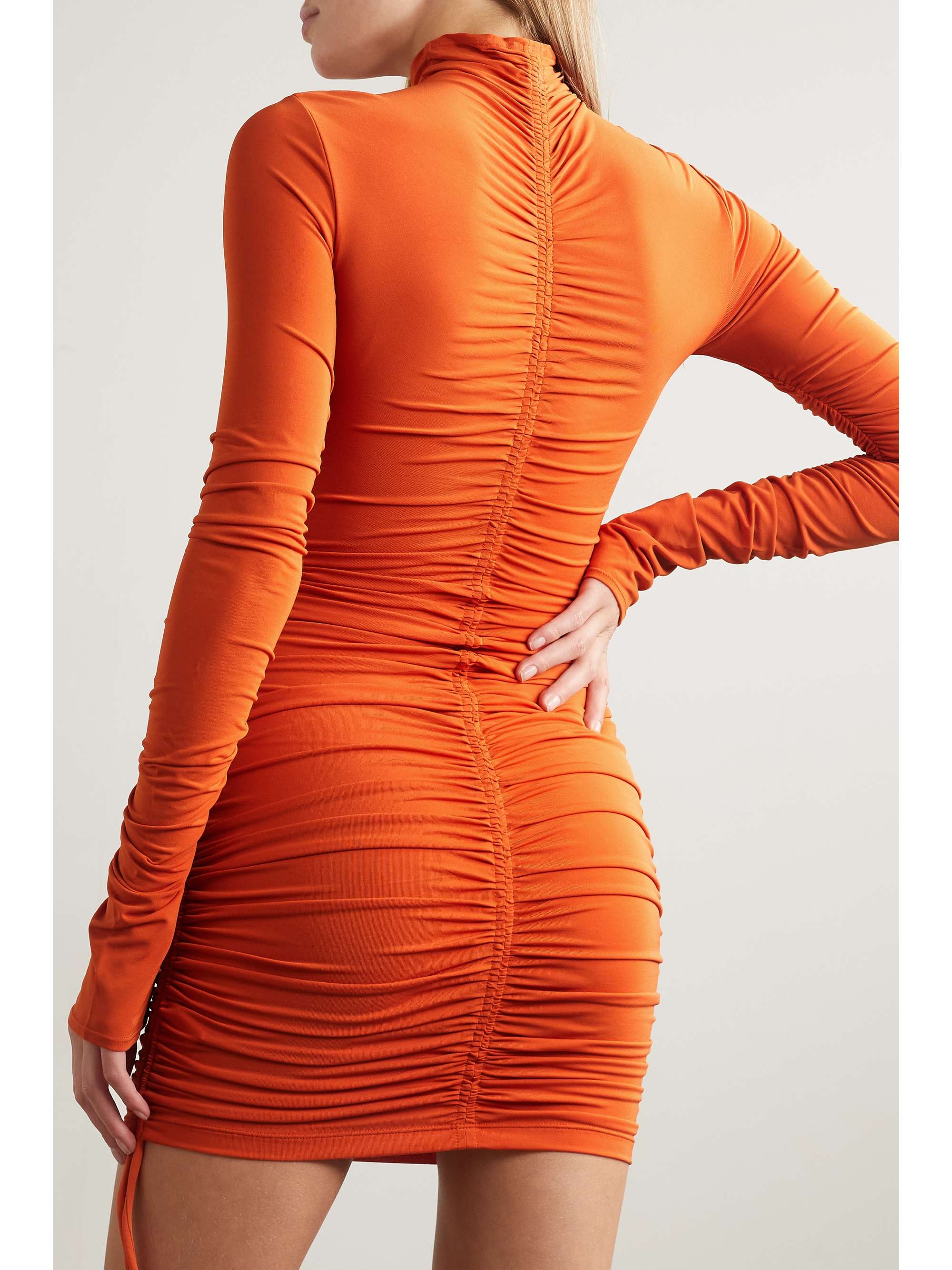 A.L.C. Nolan ruched stretch-jersey mini dress