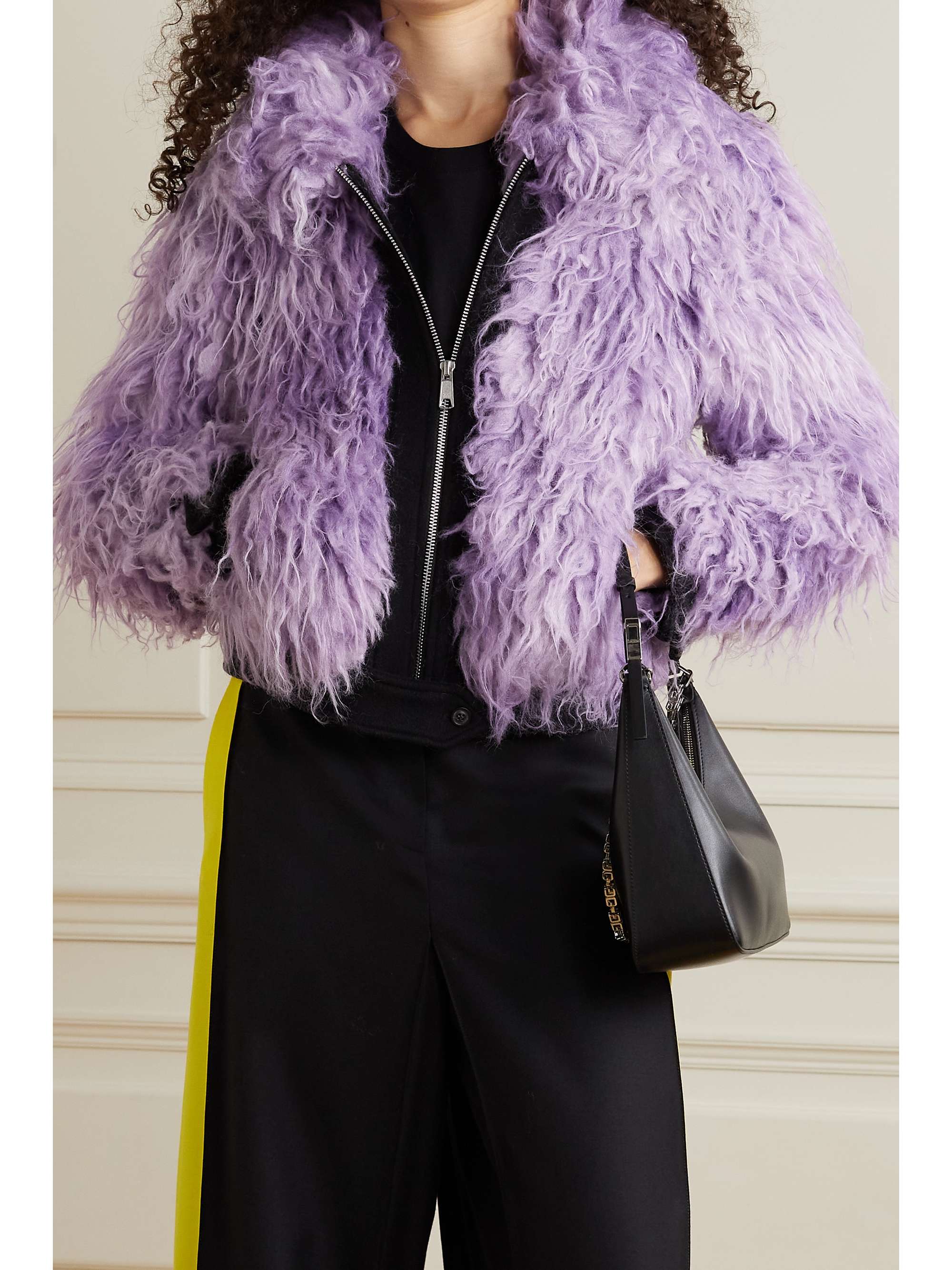 marc jacobs faux fur jacket