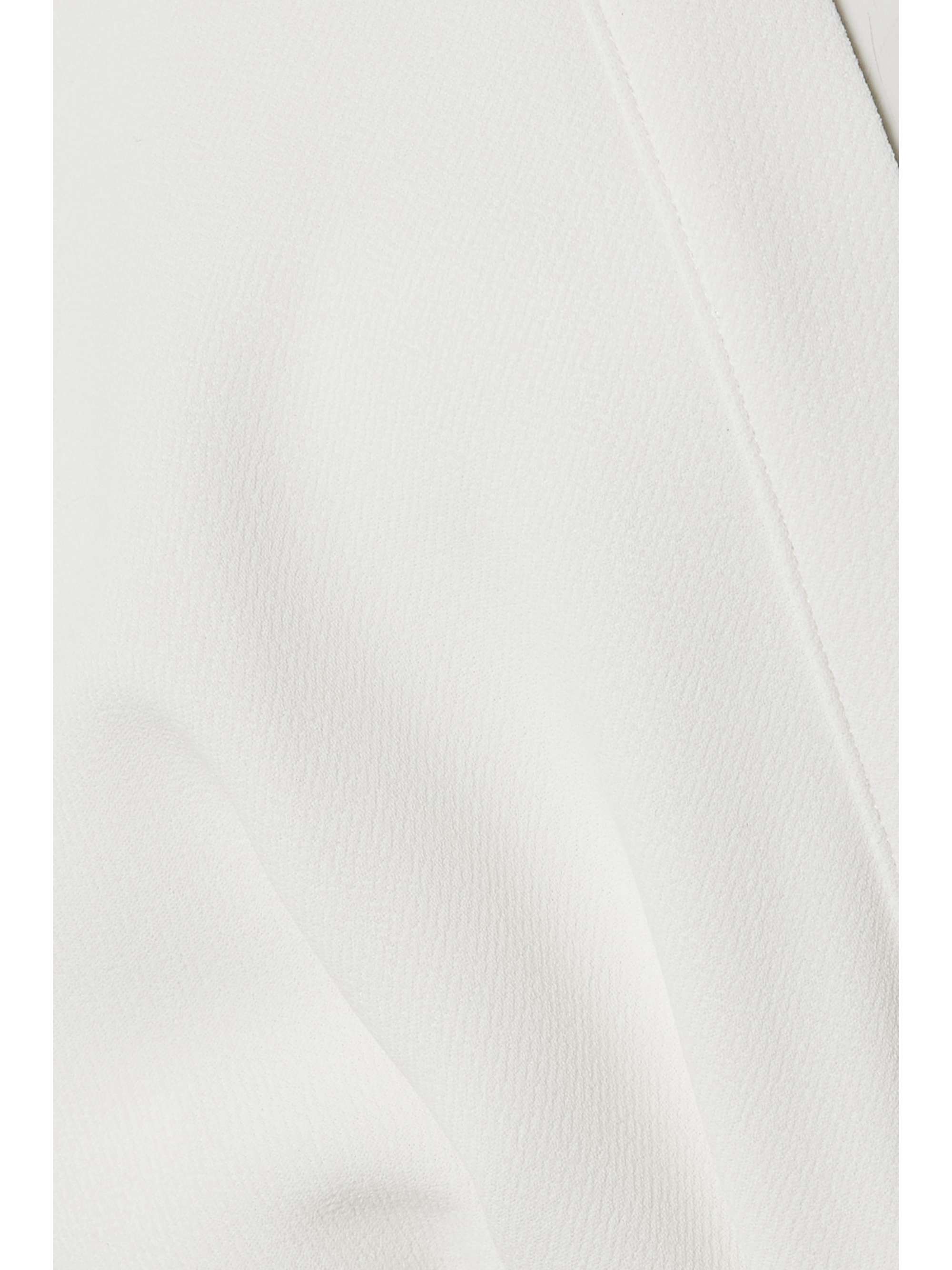 ELIE SAAB Combi-pantalon en crêpe et en georgette de soie à ceinture