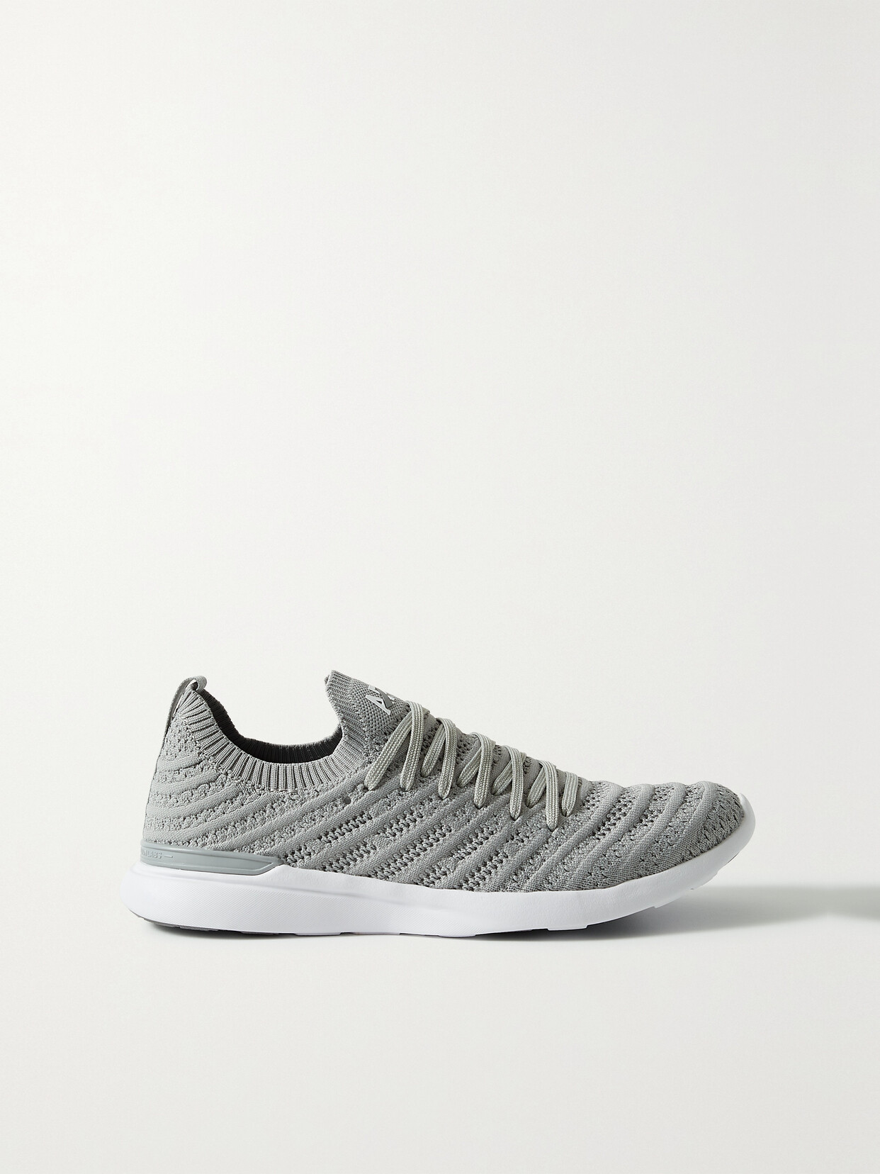 Shop Apl Athletic Propulsion Labs Techloom Wave Mesh Sneakers In Gray