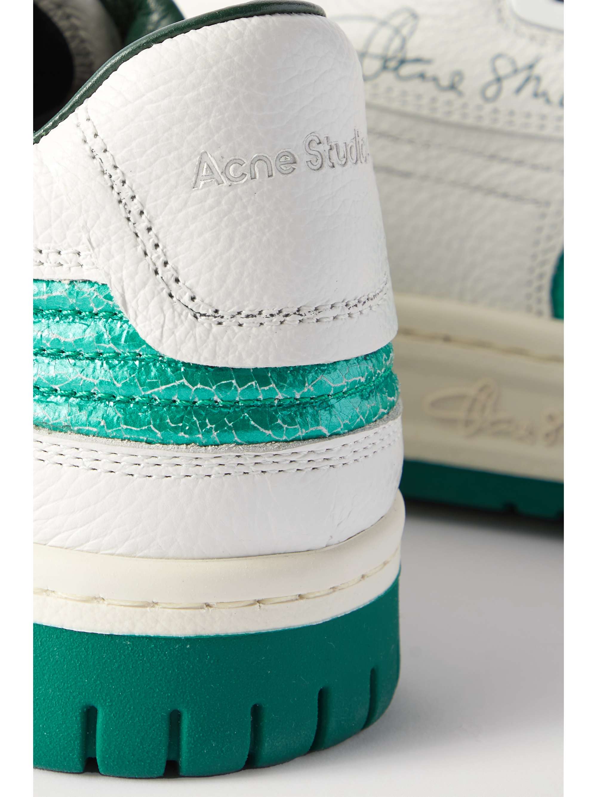 ACNE STUDIOS Leather, suede and nubuck sneakers
