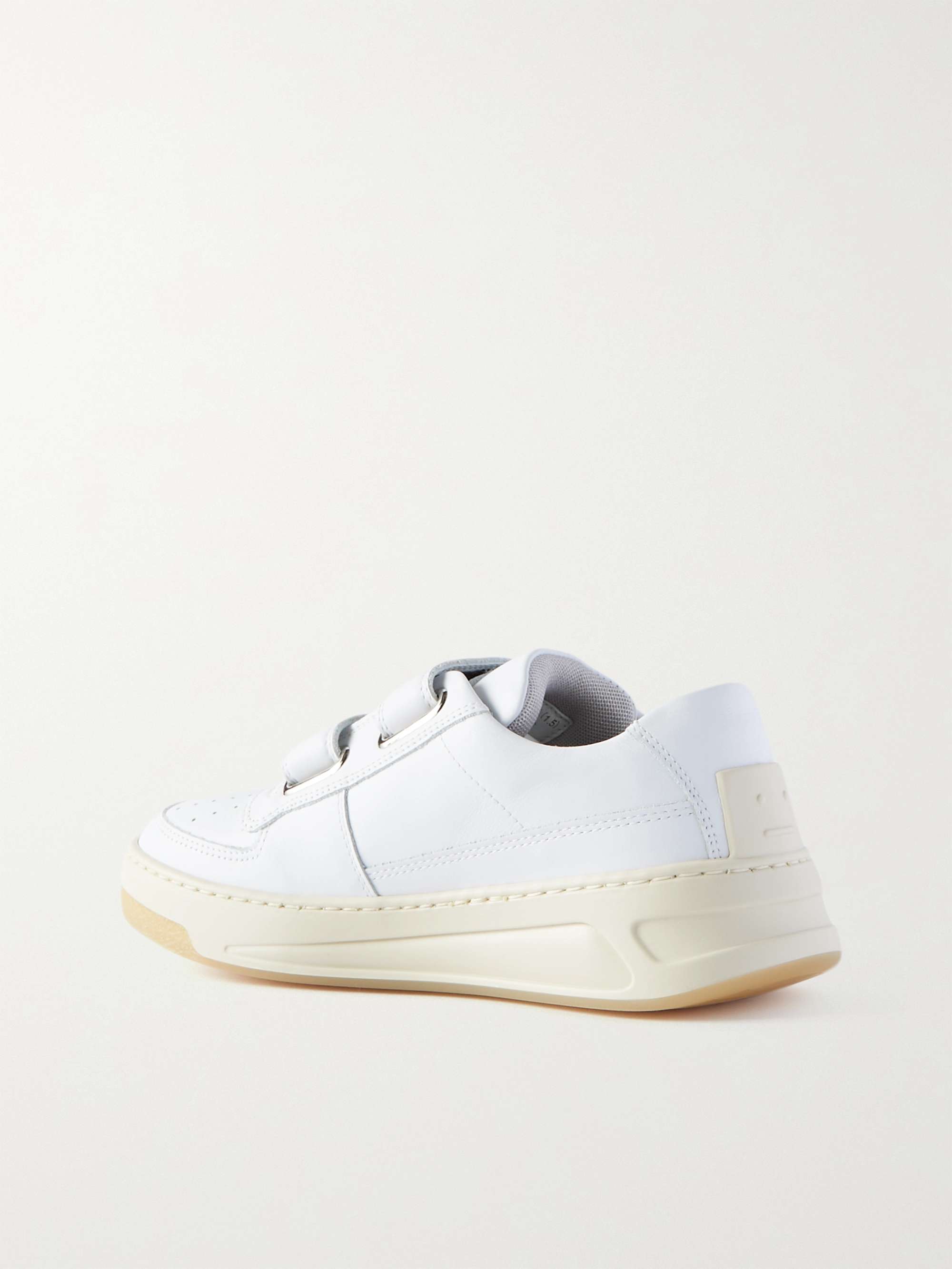 ACNE STUDIOS Leather sneakers | NET-A-PORTER