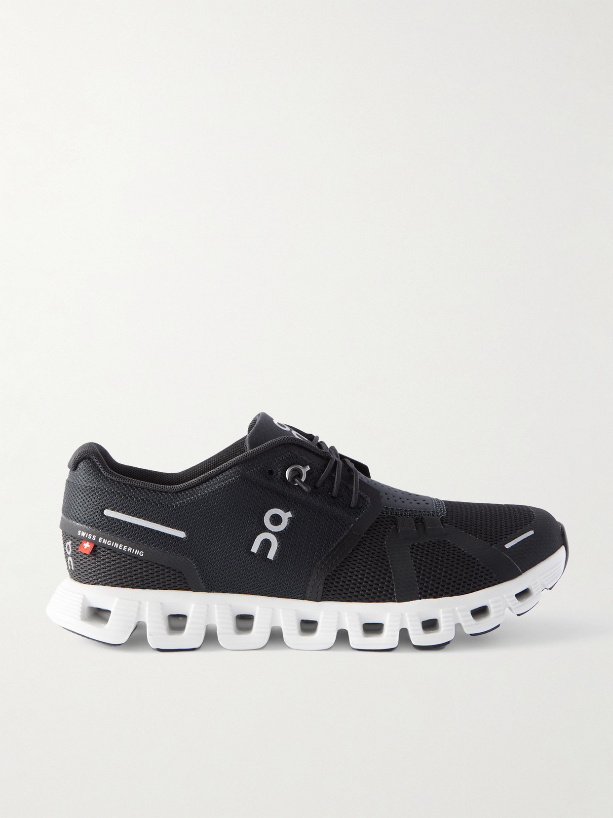 Shop On Cloud 5 Mesh Sneakers In Black