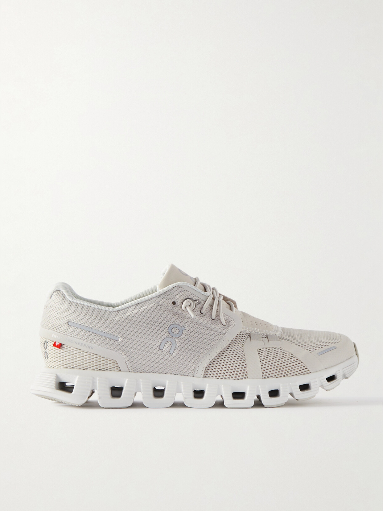 On Cloud Mesh Sneakers In White