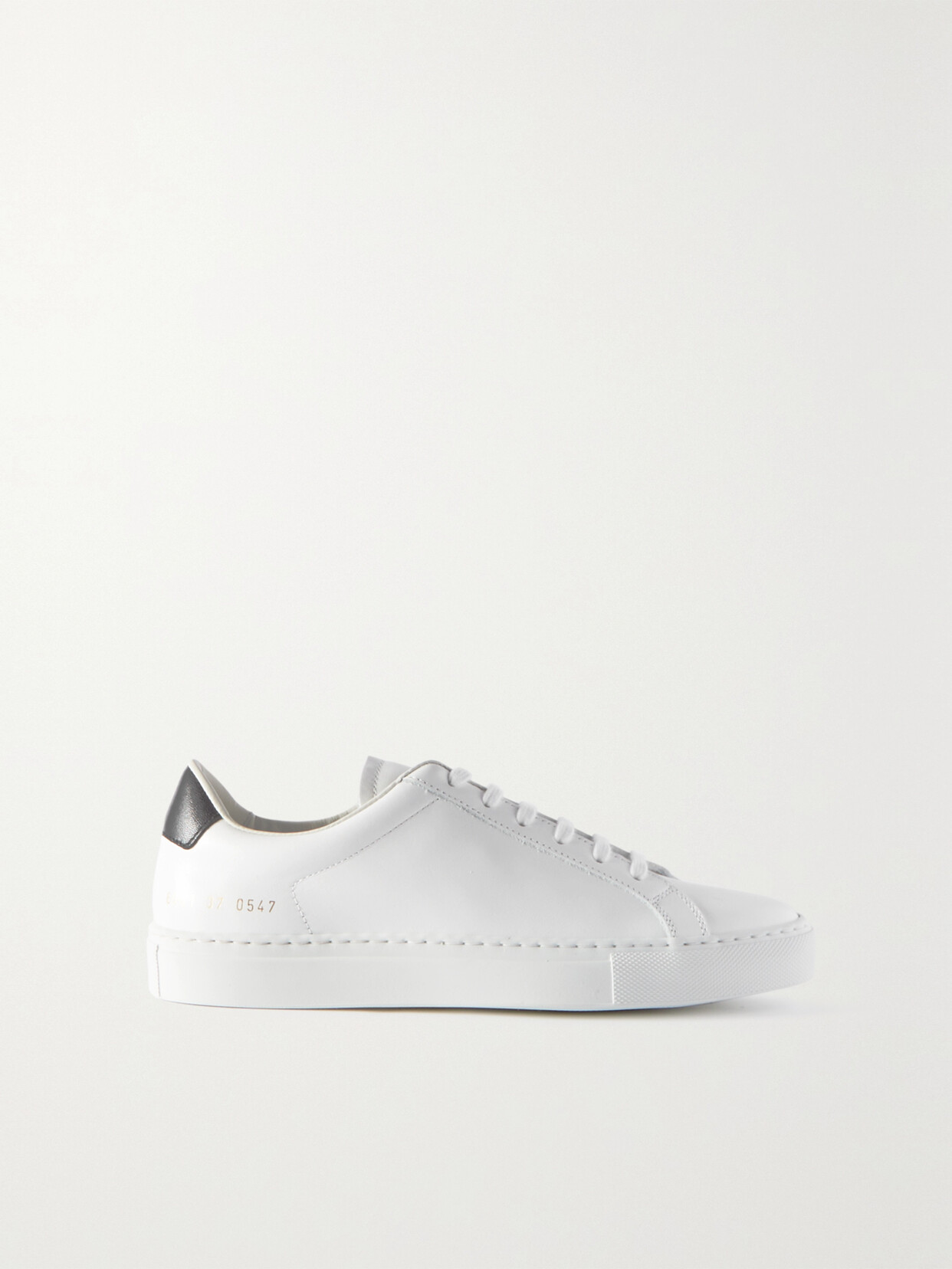 Common Projects Retro Low Leather Sneakers In White