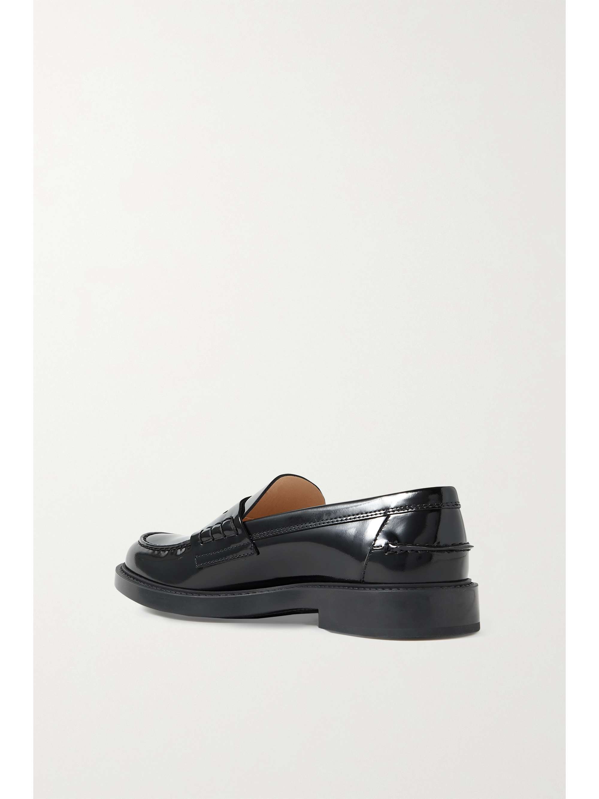 TOD'S Gomma Basso 59C patent-leather loafers | NET-A-PORTER