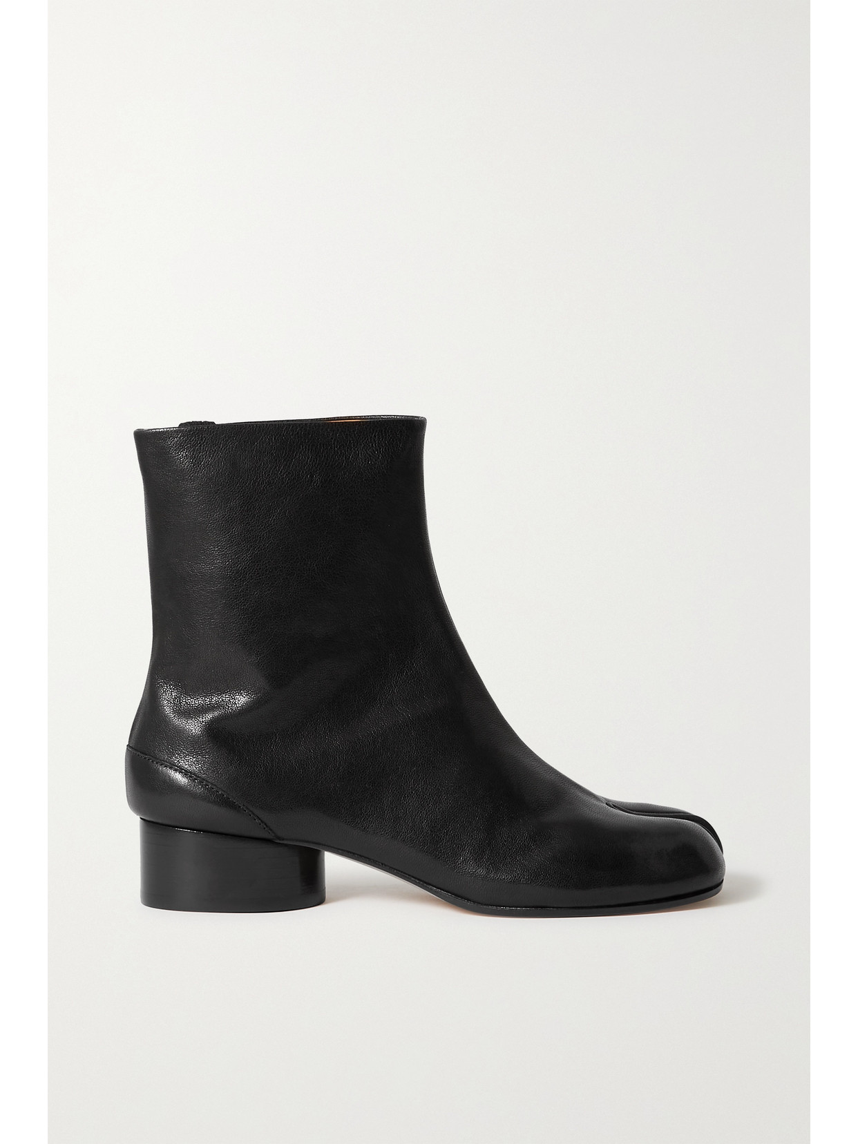 tabi split toe leather ankle boots