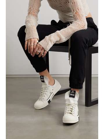 rick owens low canvas