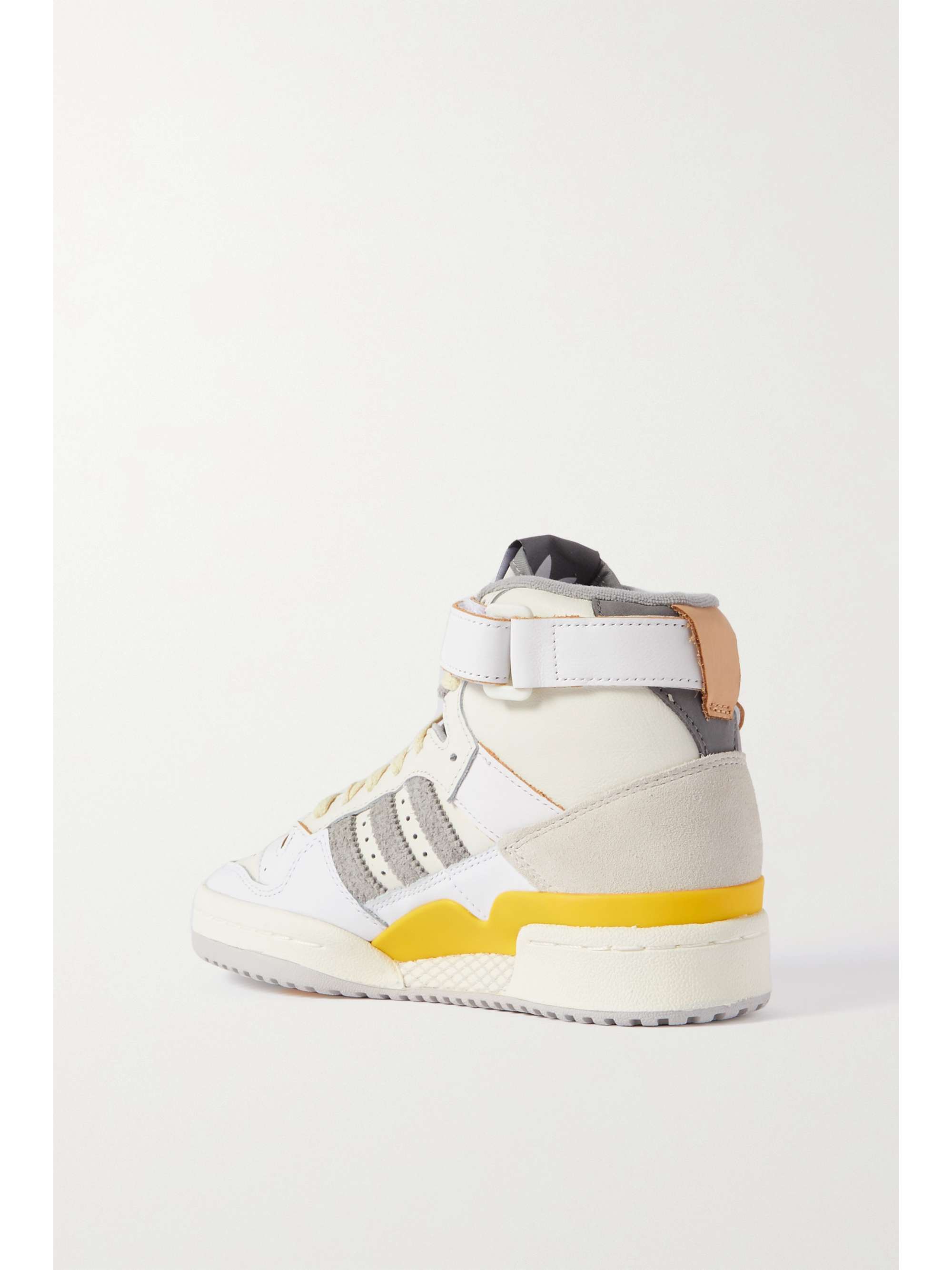 adidas originals forum 84 suede trimmed leather sneakers