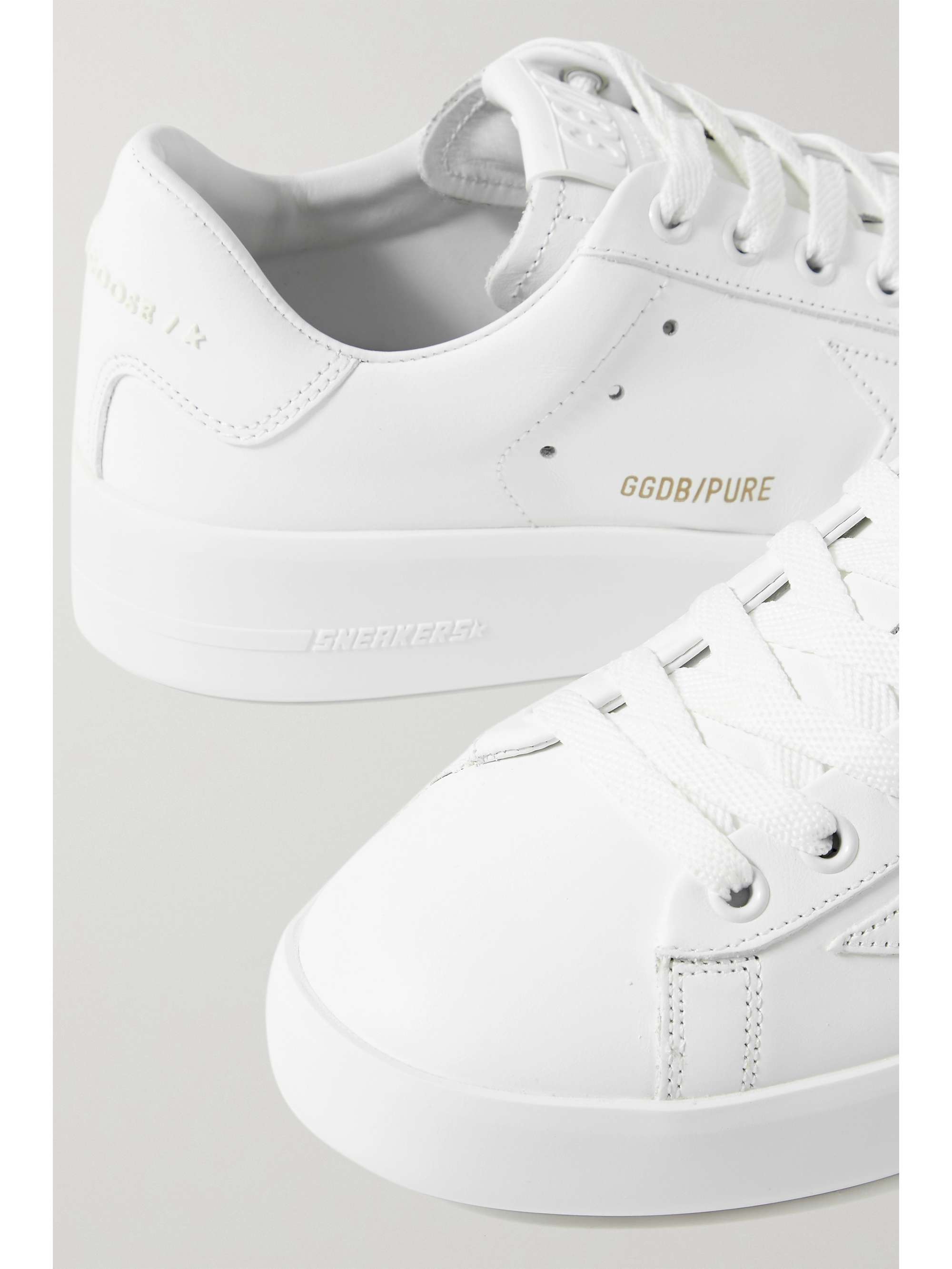 GOLDEN GOOSE Pure Star leather sneakers