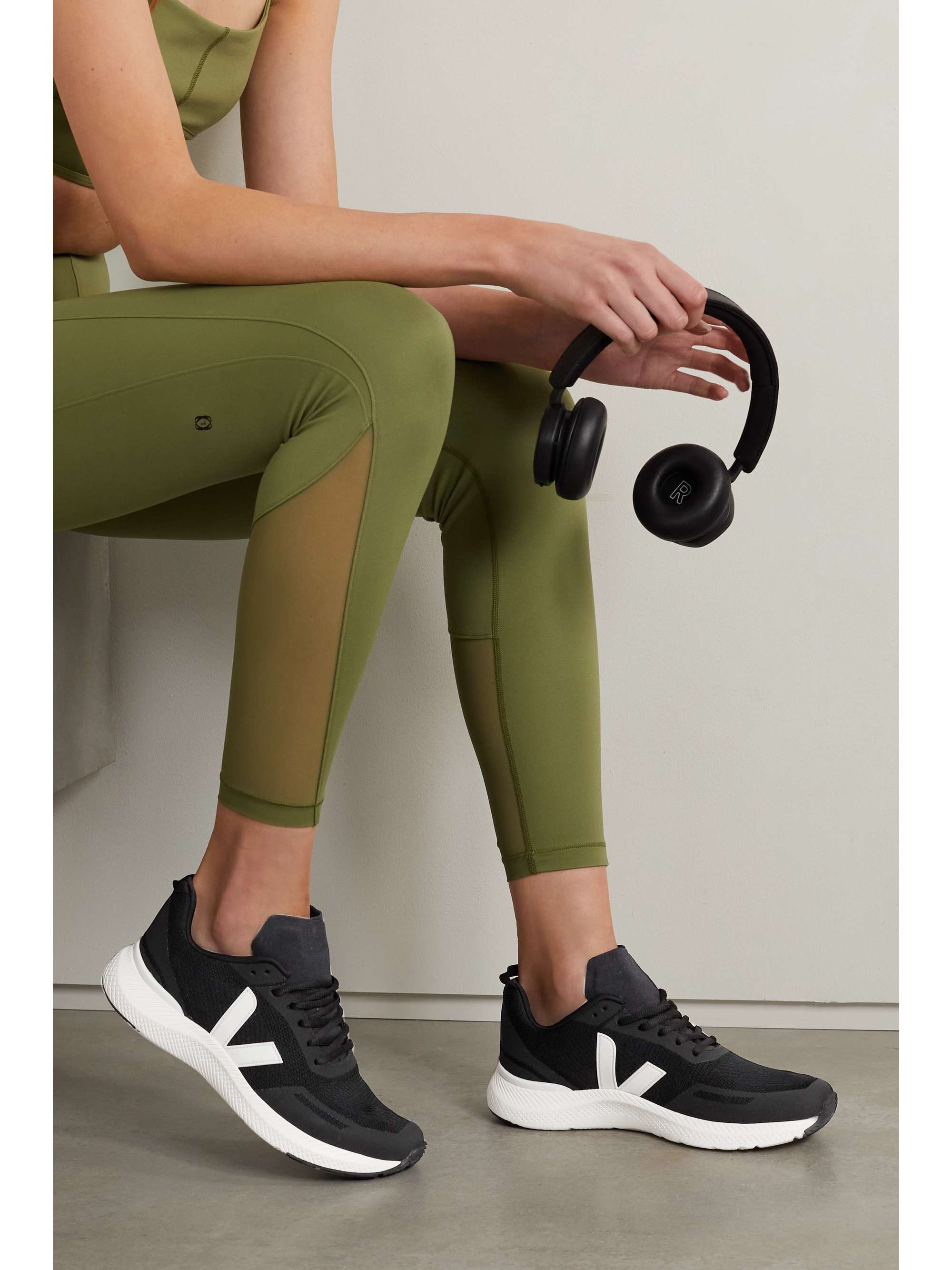 VEJA Impala rubber-trimmed recycled mesh sneakers