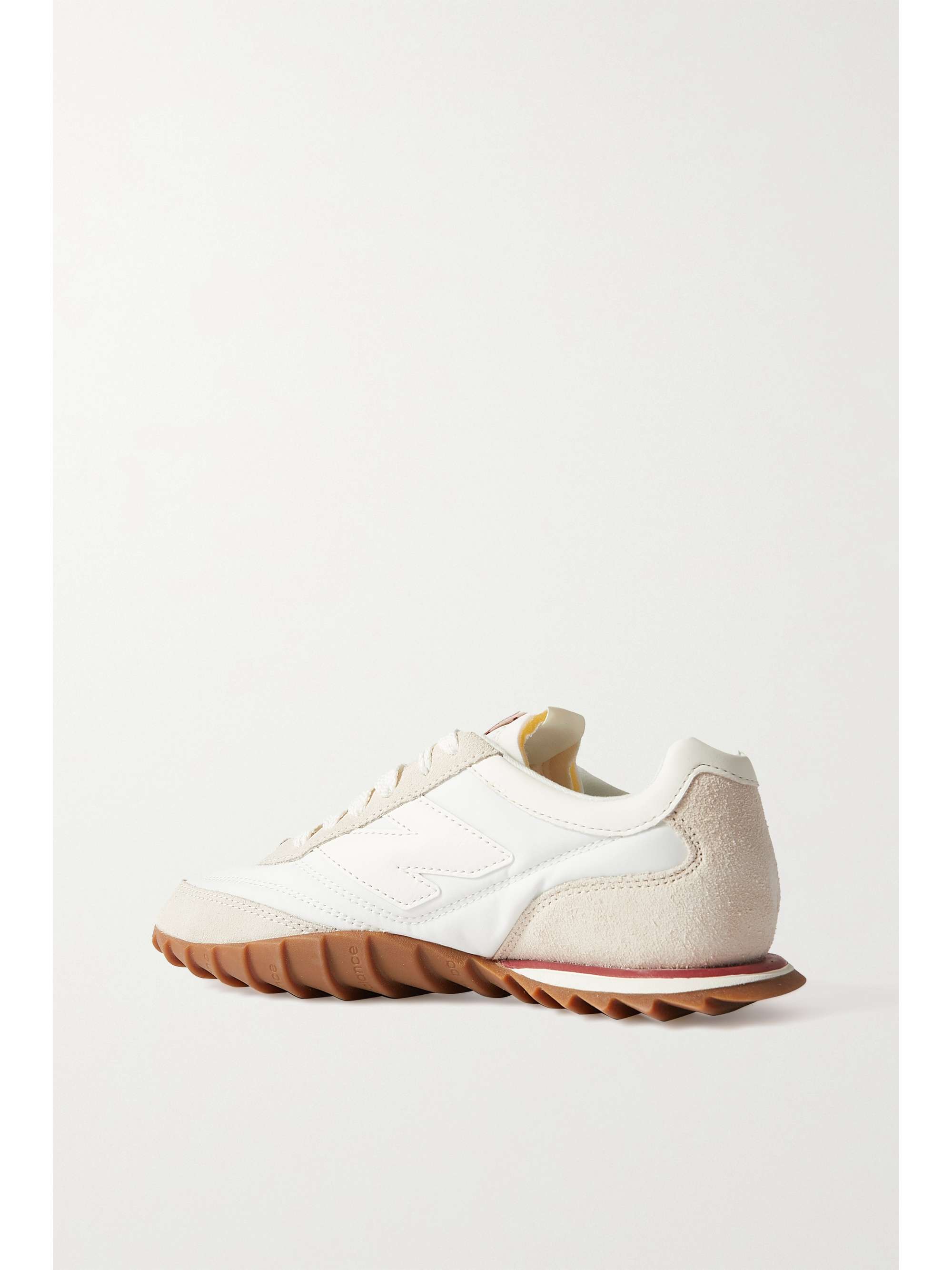 NEW BALANCE RC 30 canvas, brushed-suede and leather sneakers