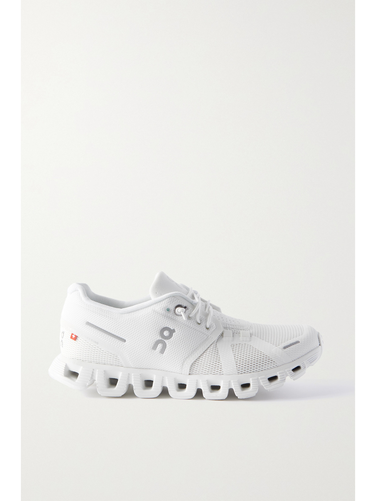 Shop On Cloud Mesh Sneakers In White