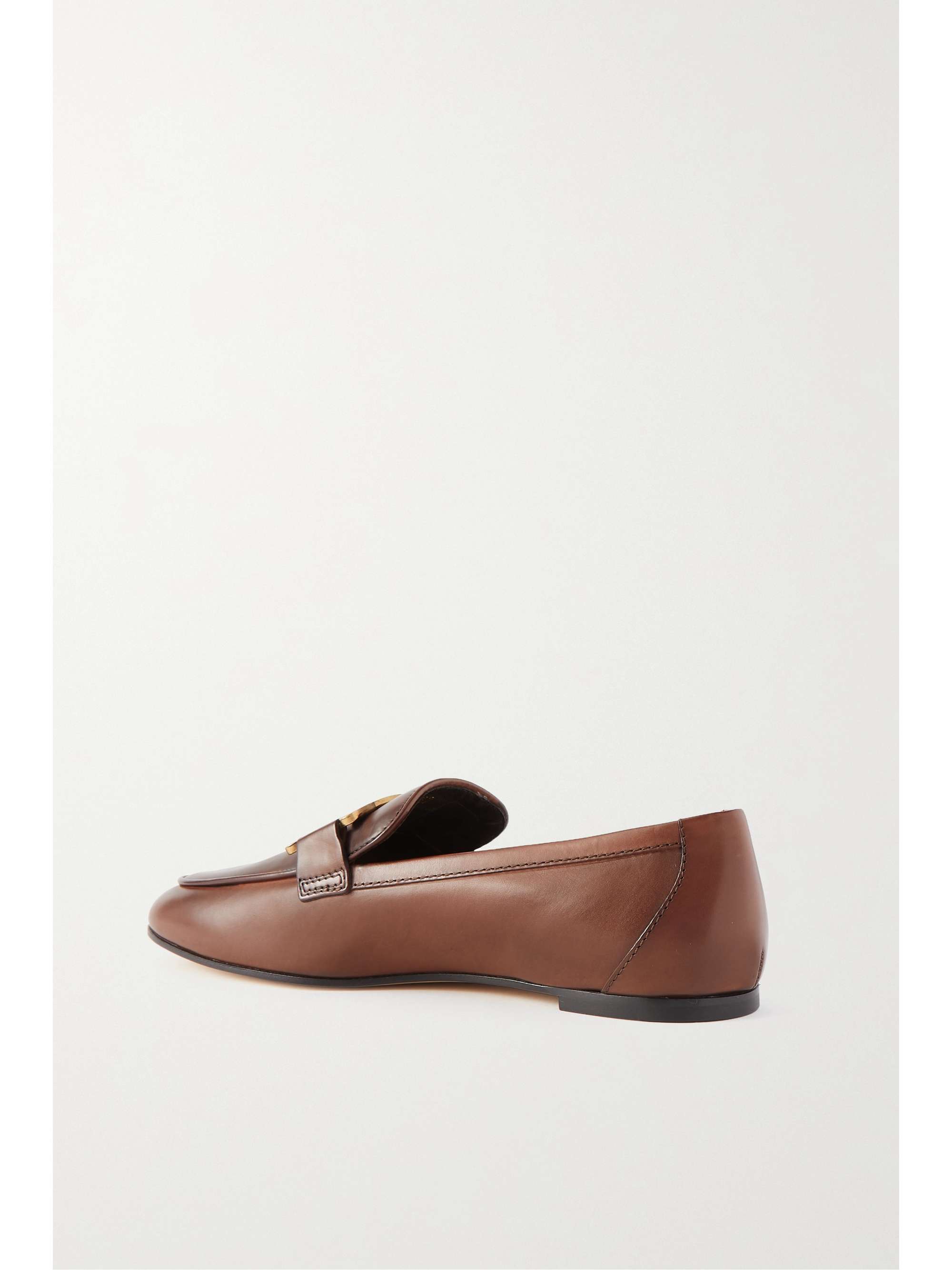 TOD'S Kate embellished leather loafers