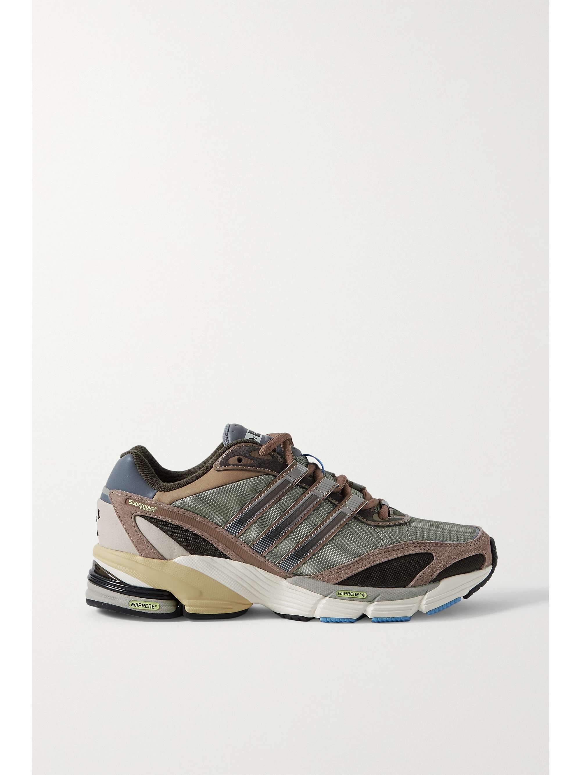 ADIDAS Cushion 7 leather and mesh | NET-A-PORTER