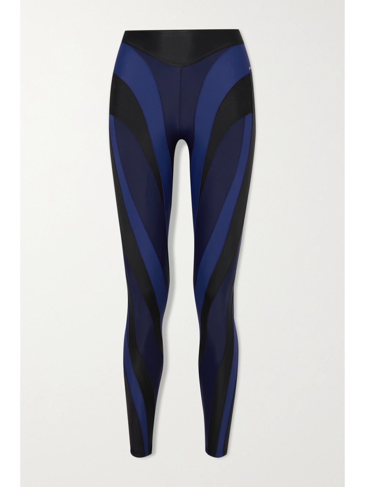 Spiral Paneled Stretch Leggings 