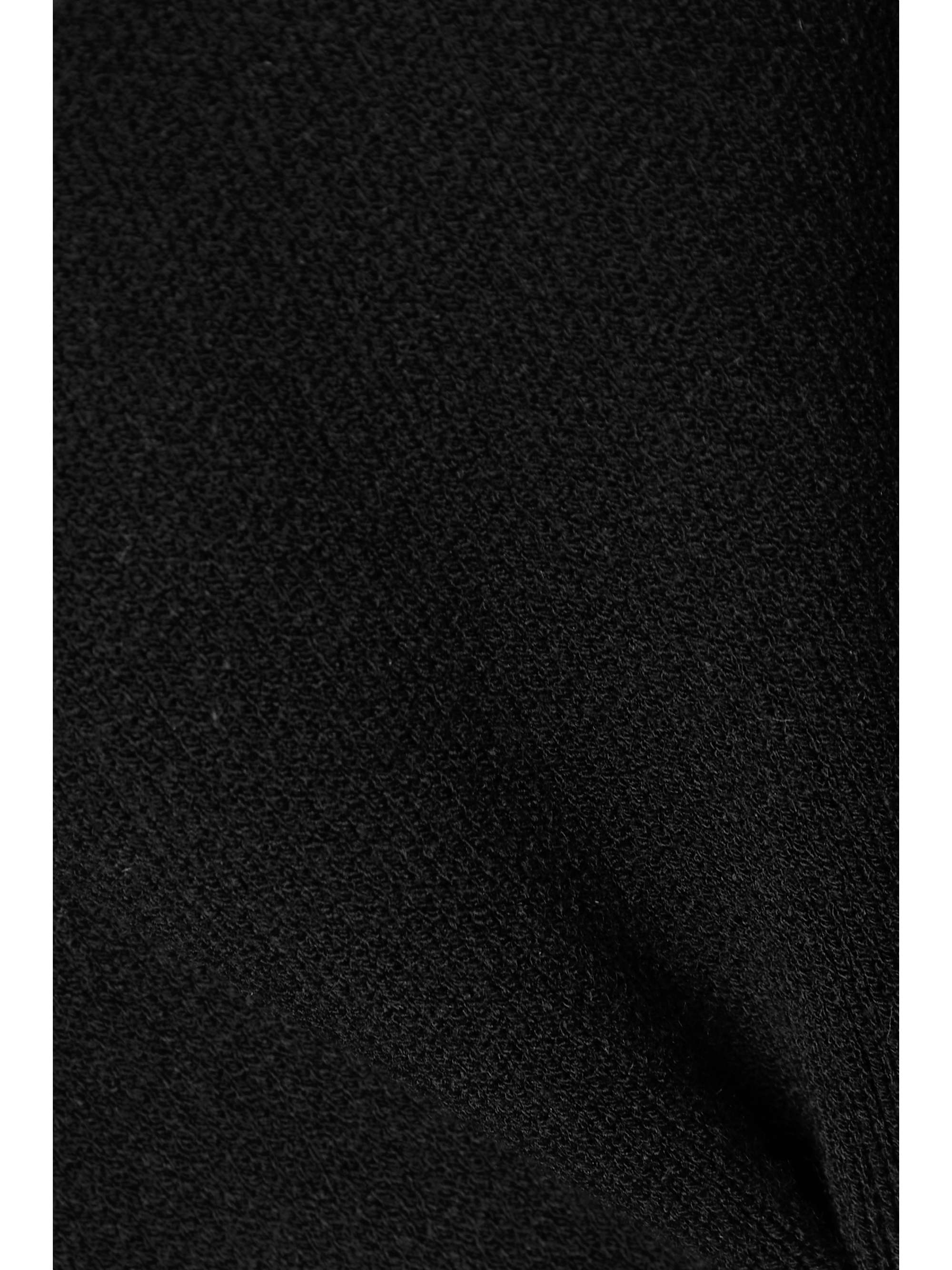 MAGDA BUTRYM Cropped feather-trimmed knitted top