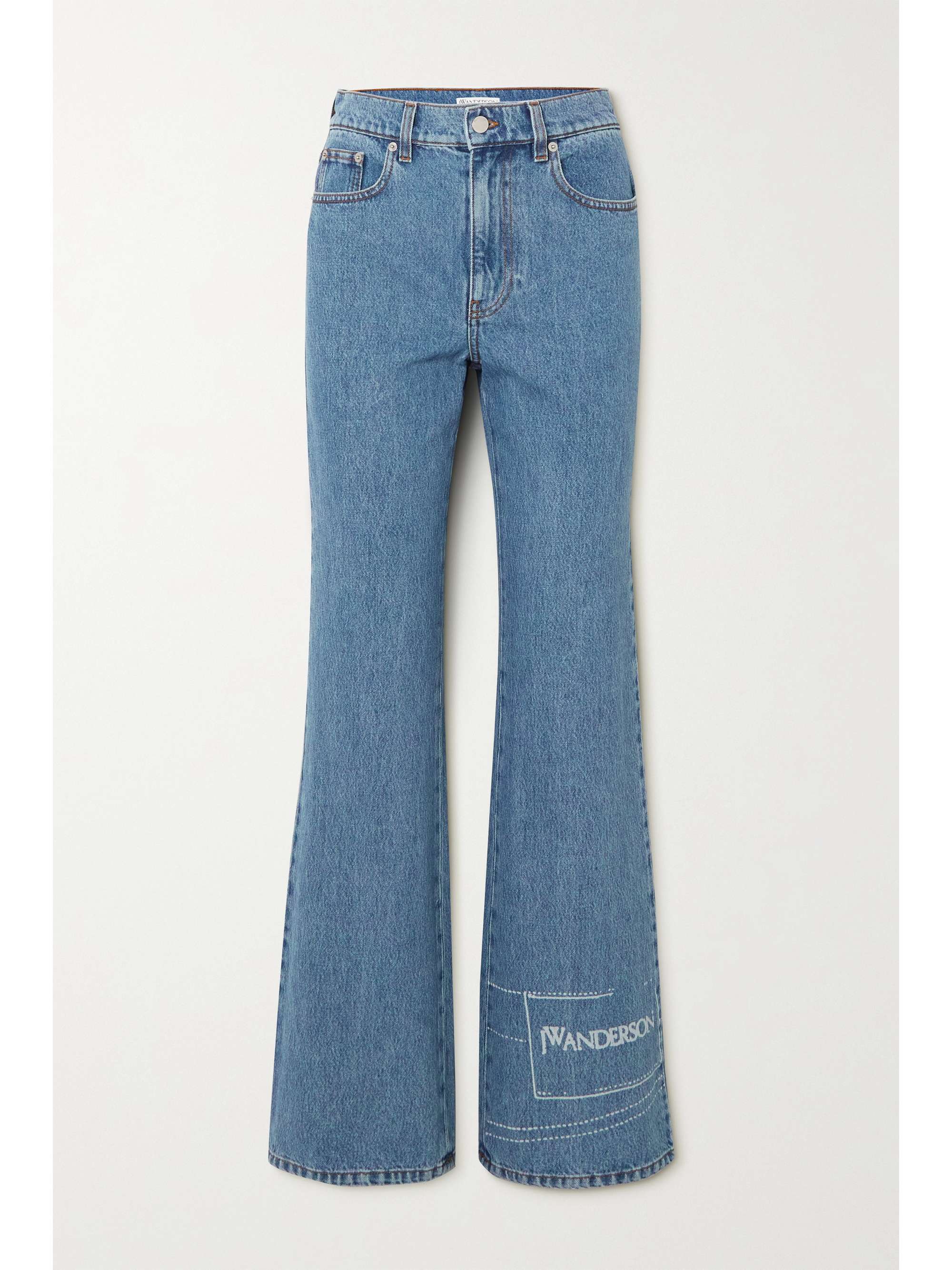 high-rise bootcut jeans | JW ANDERSON 