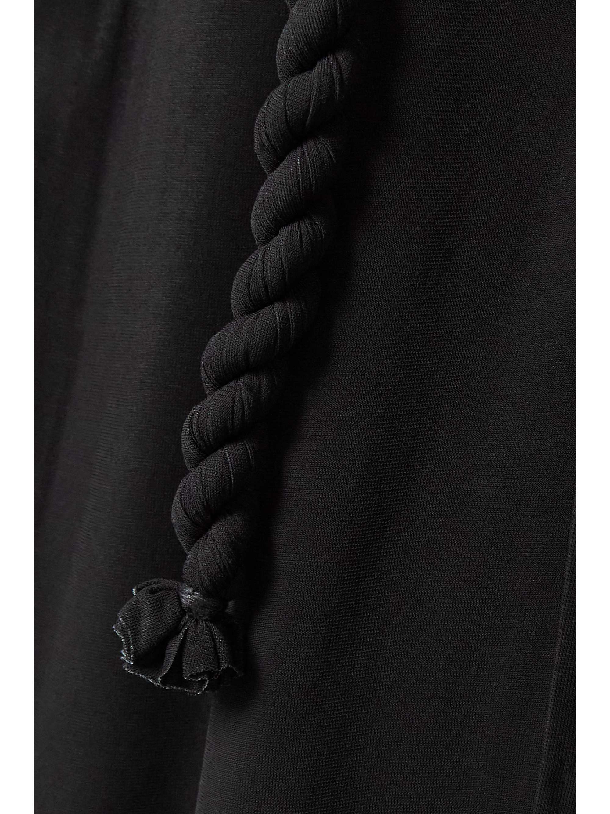 DION LEE Stretch-jersey wrap midi skirt