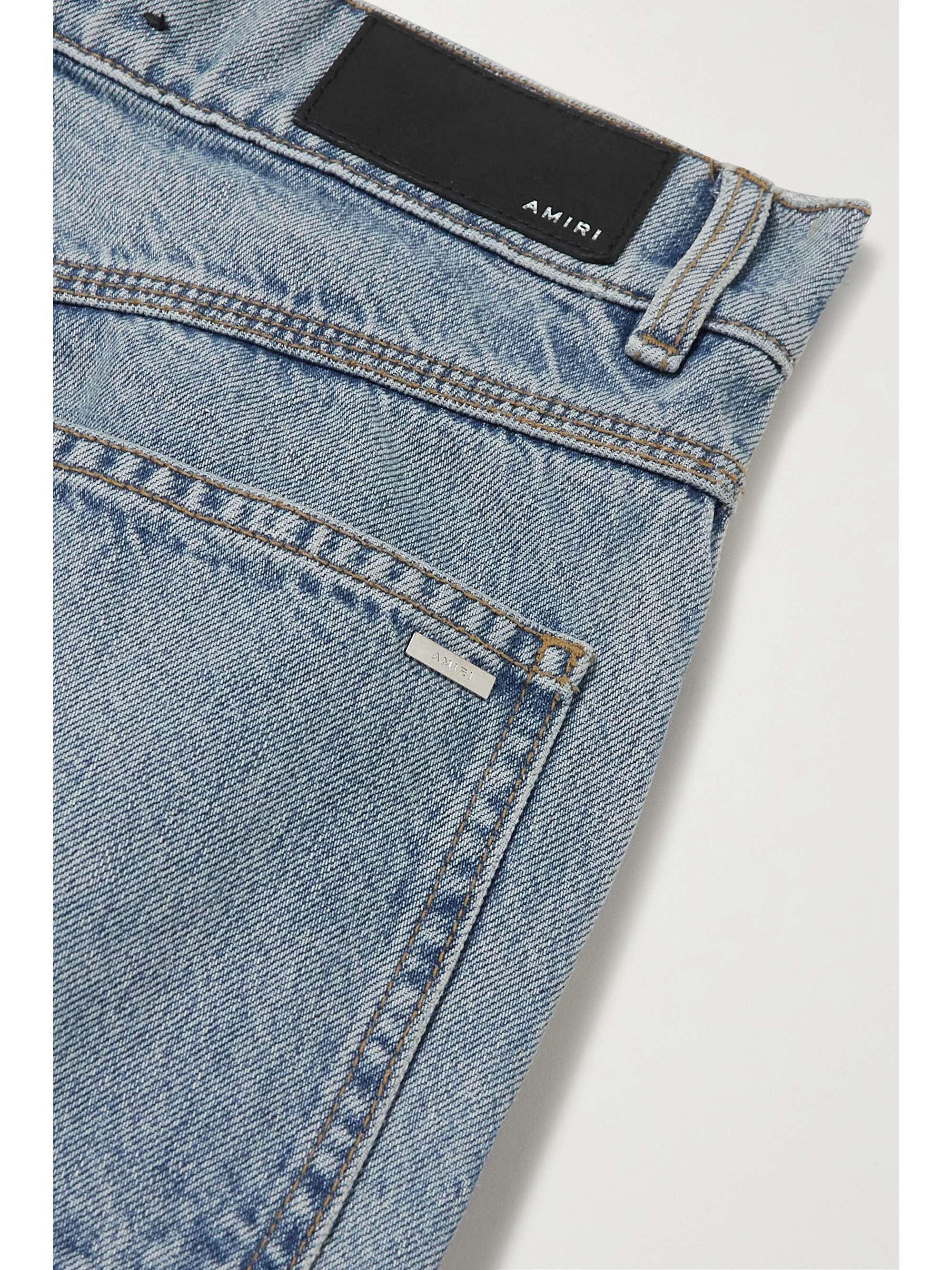 Blue Carpenter patchwork denim high 