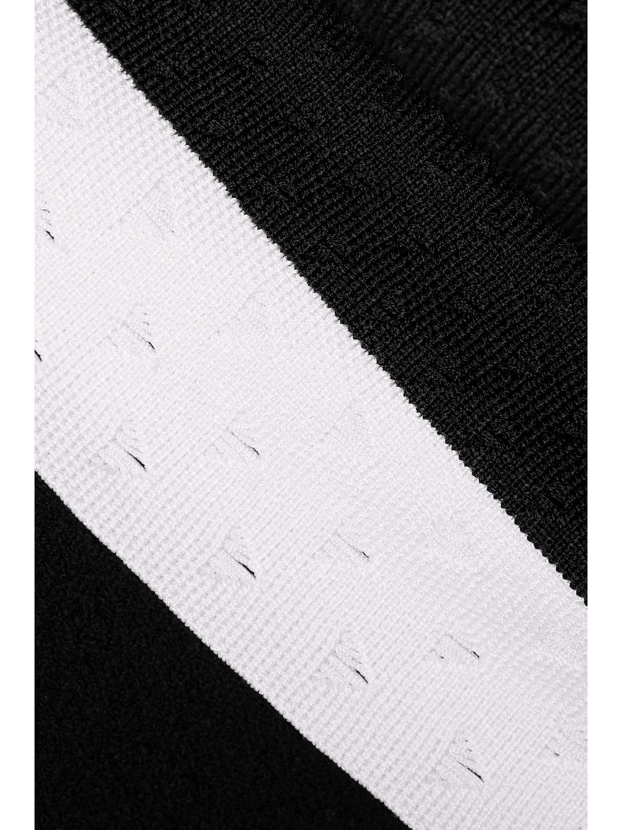 PROENZA SCHOULER Fringed silk-blend bouclé-knit maxi dress