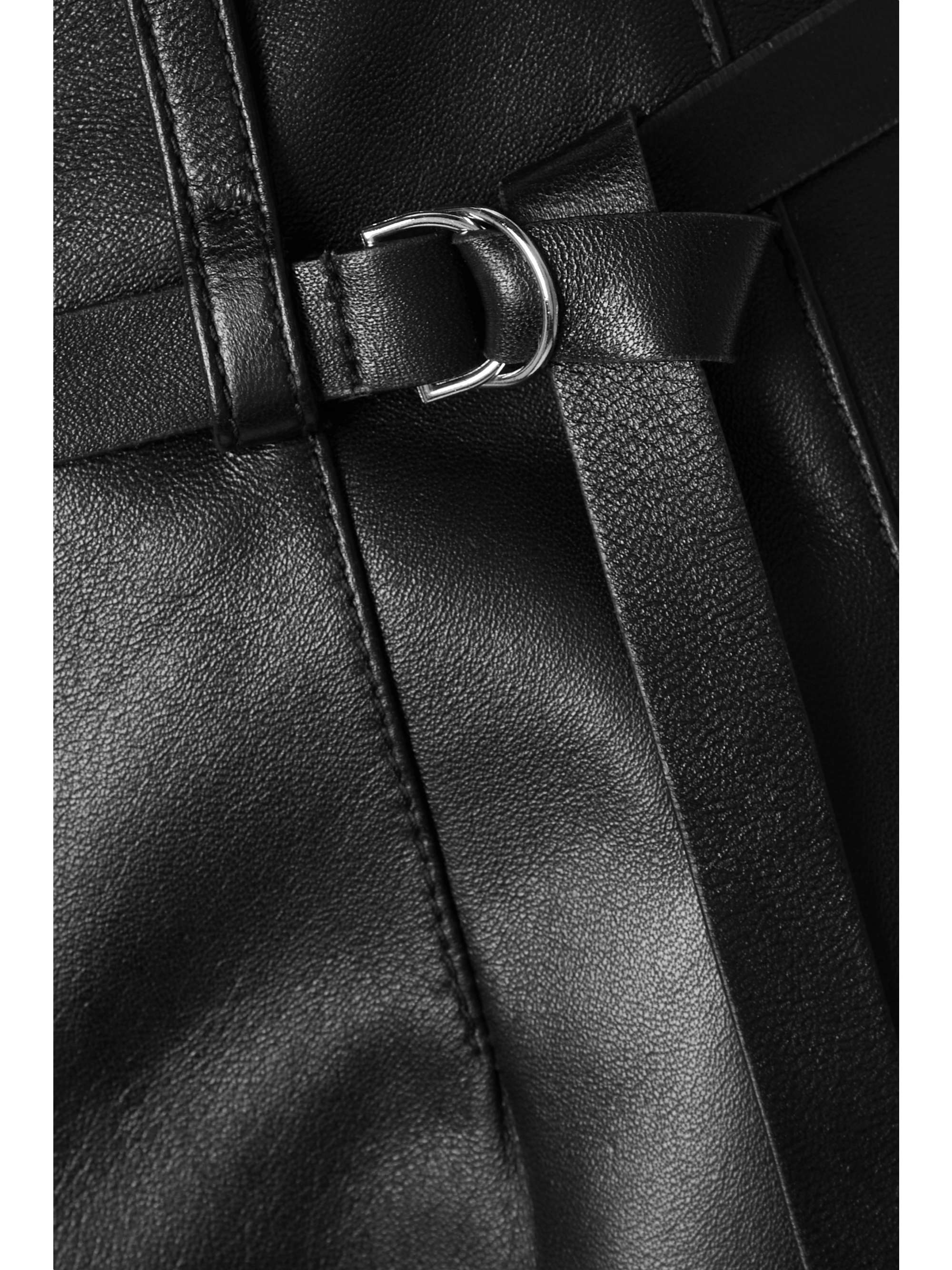 PROENZA SCHOULER Belted leather midi skirt
