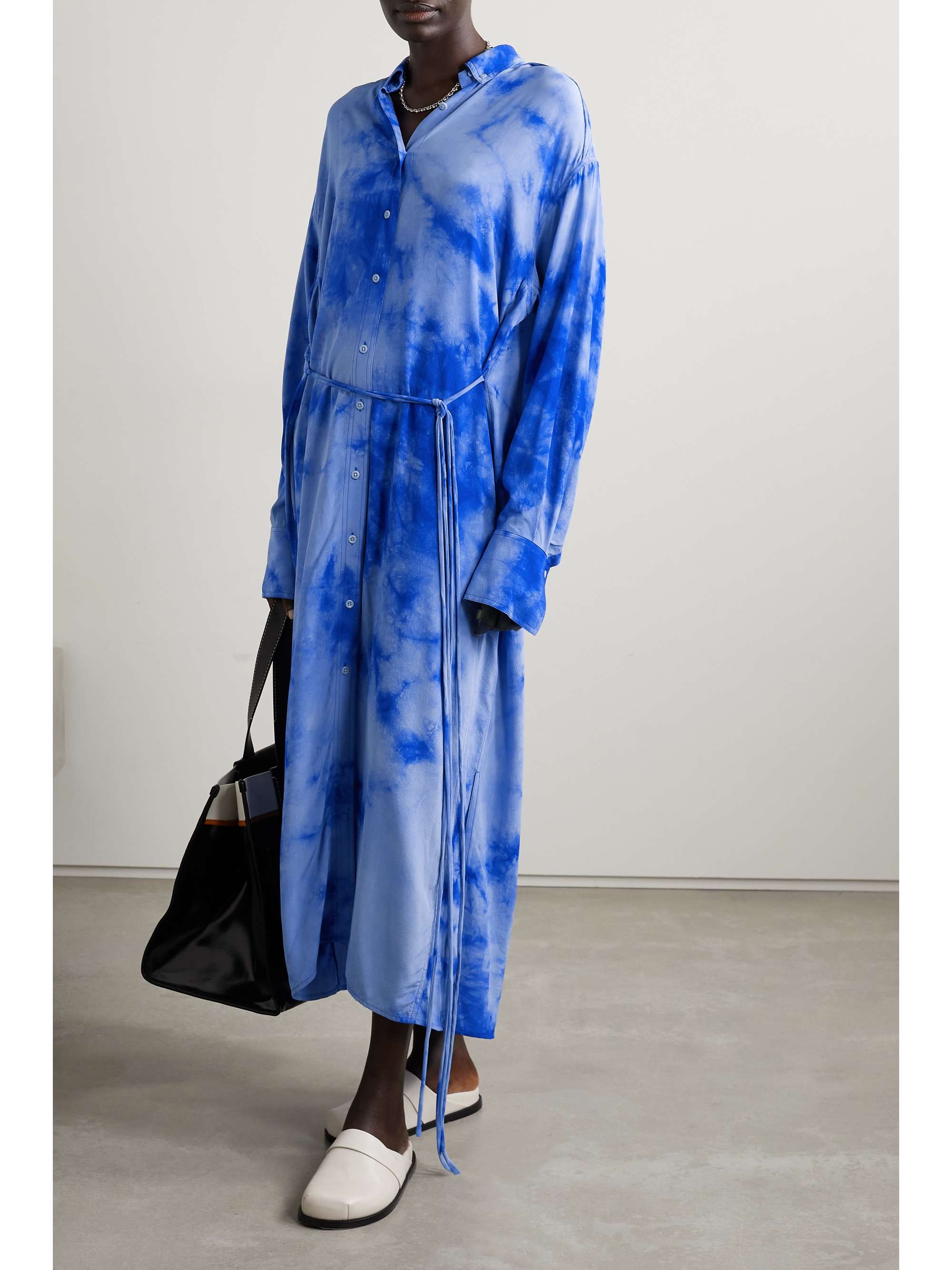 tie dye shirt dresses