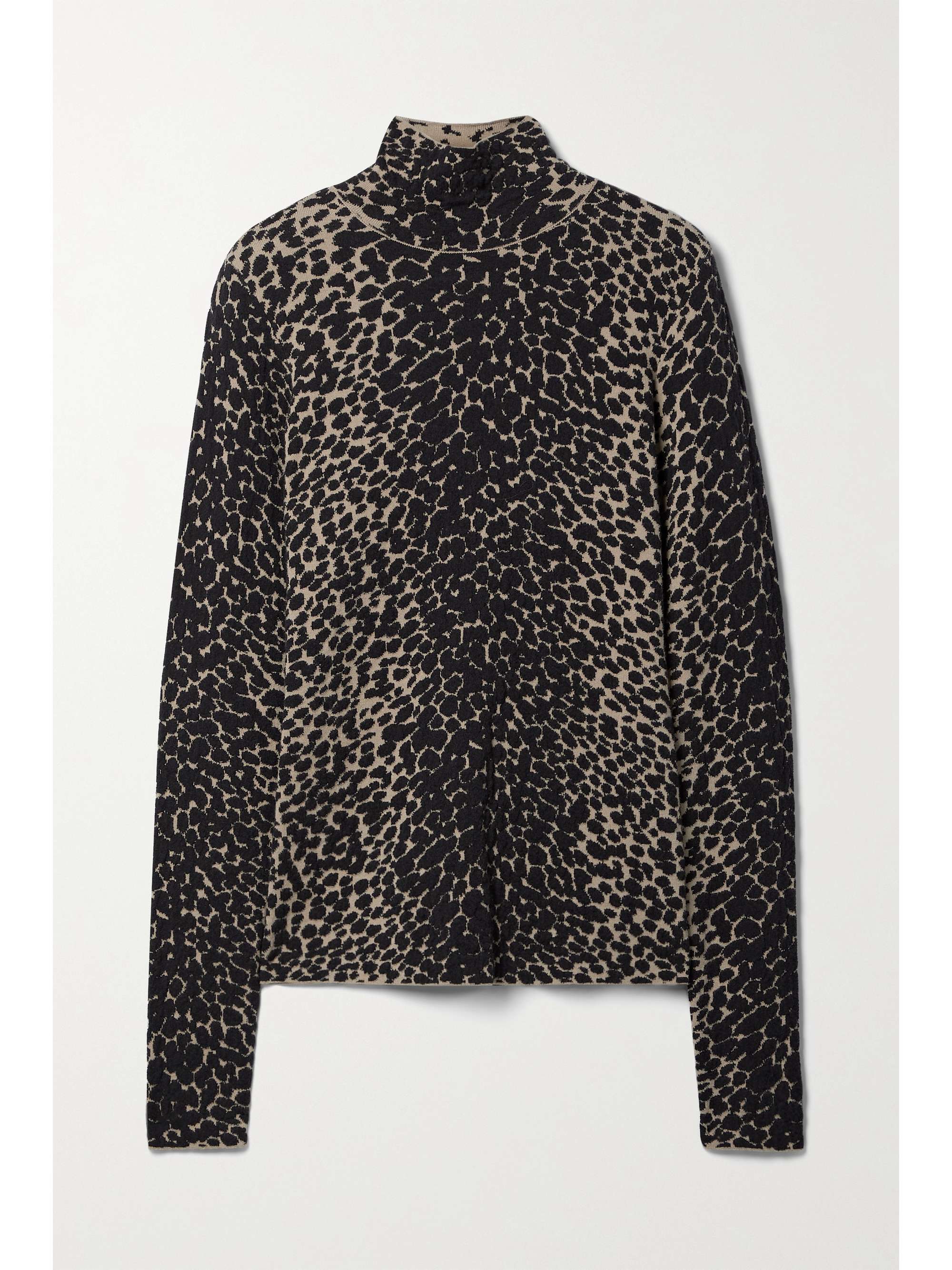 black leopard sweater