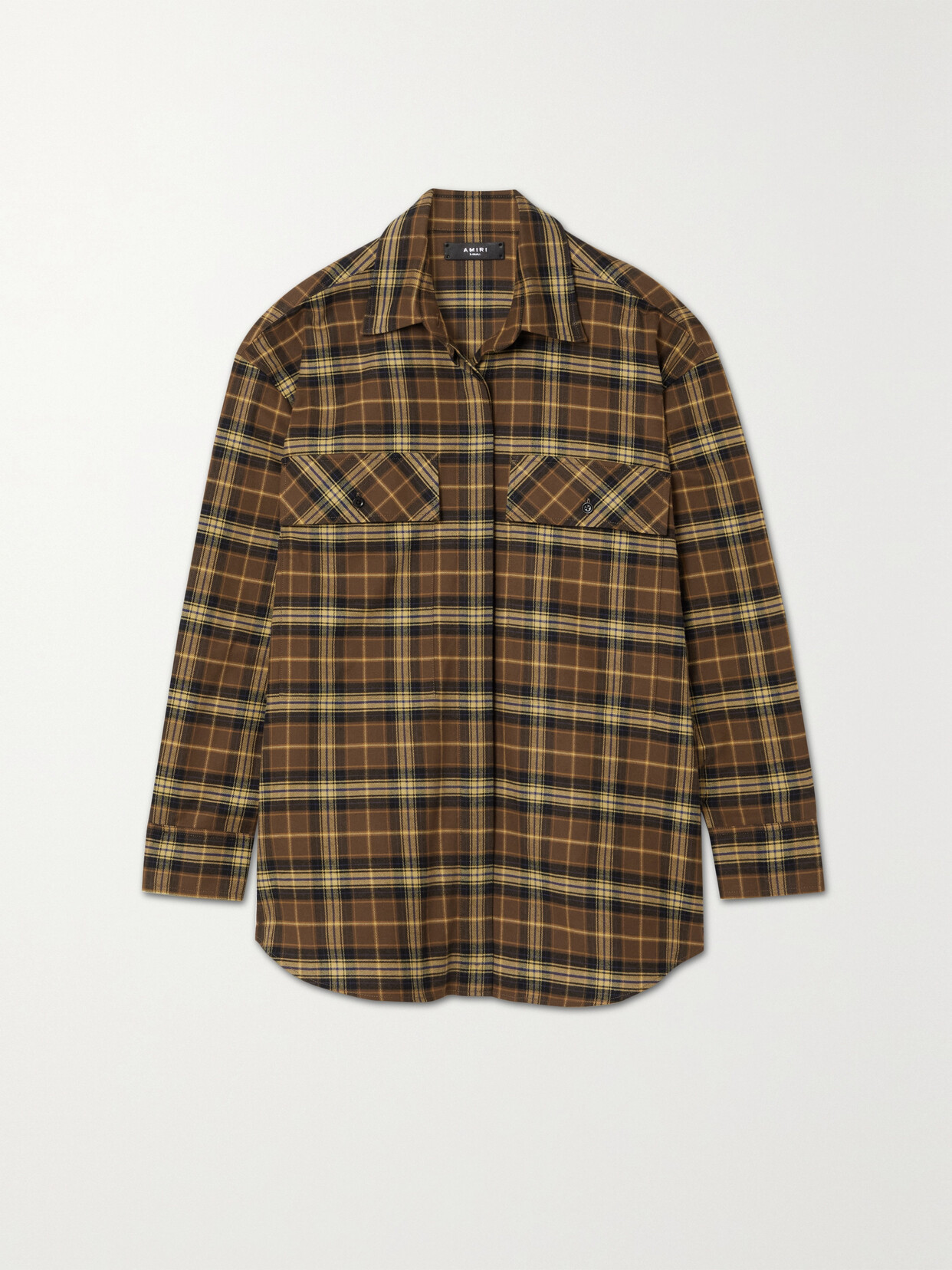 Amiri Oversized Checked Cotton-flannel 