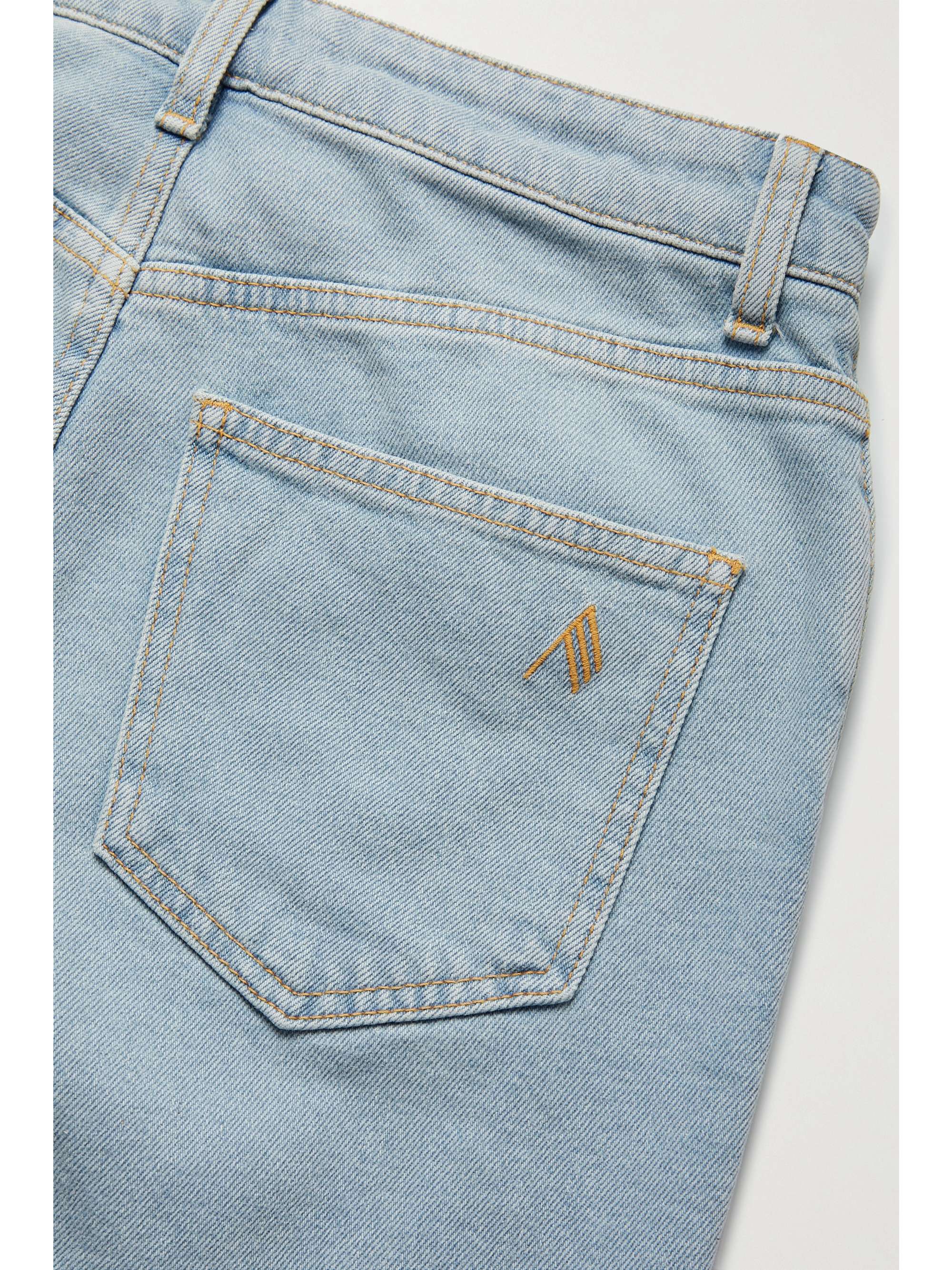 blue Dione high-rise slim-leg jeans 
