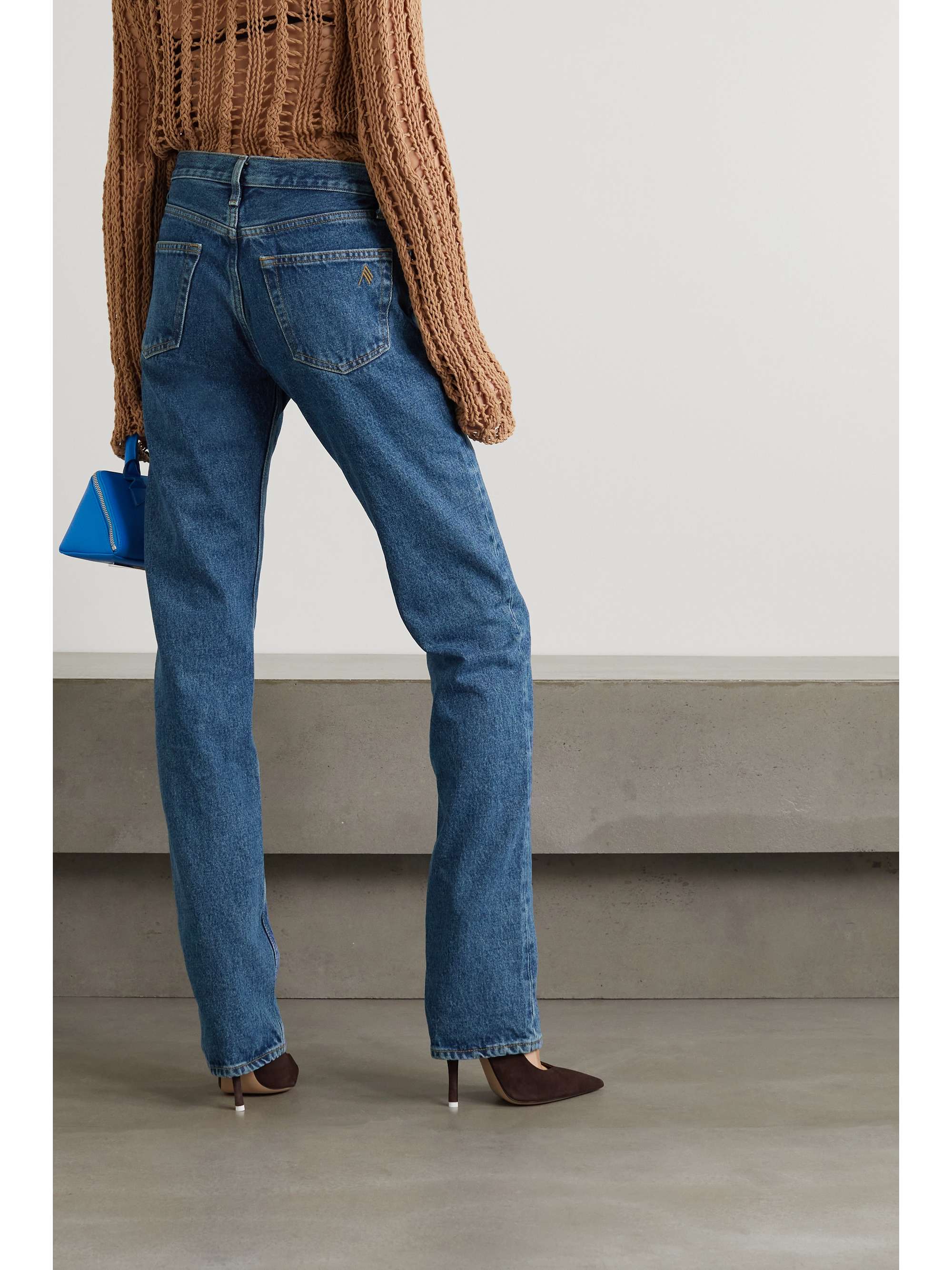Blue Mid-rise jeans | THE ATTICO | NET-A-PORTER